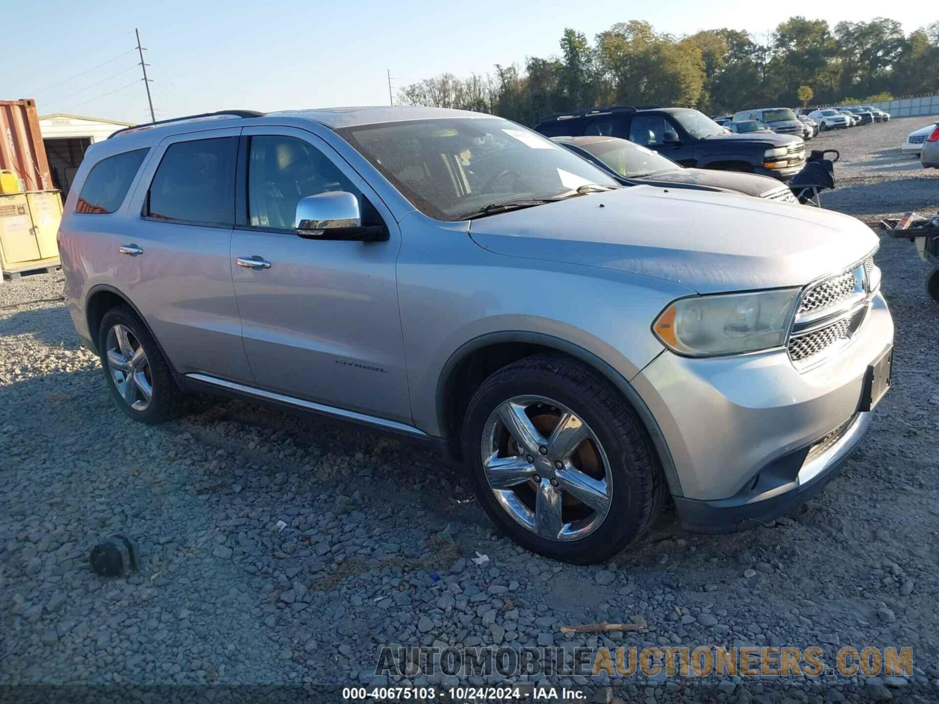 1D4SD5GT8BC682107 DODGE DURANGO 2011