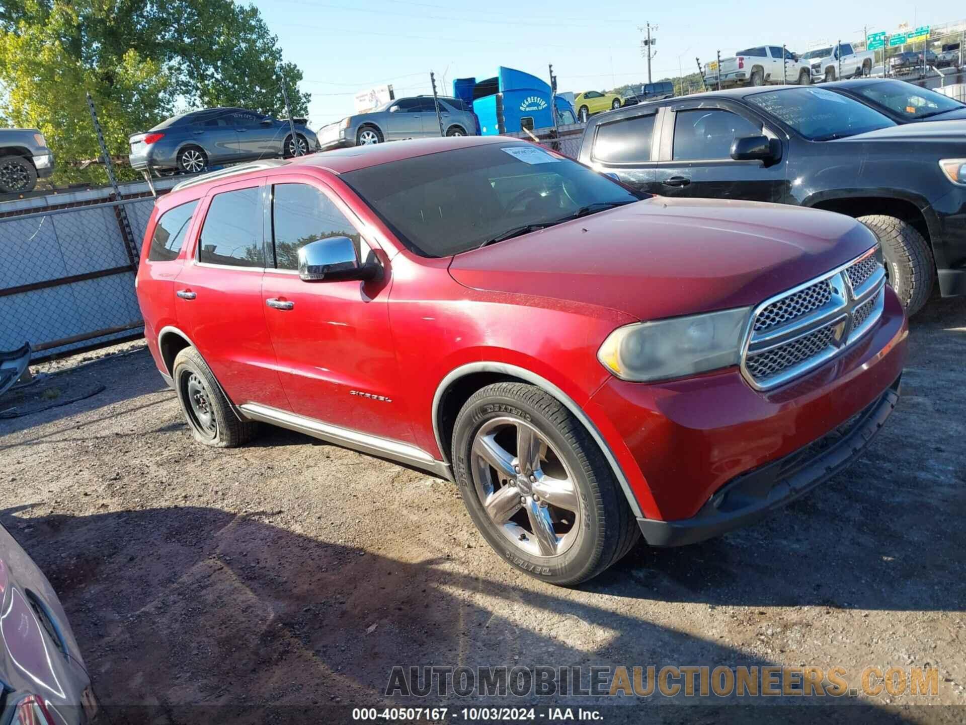 1D4SD5GT9BC592481 DODGE DURANGO 2011