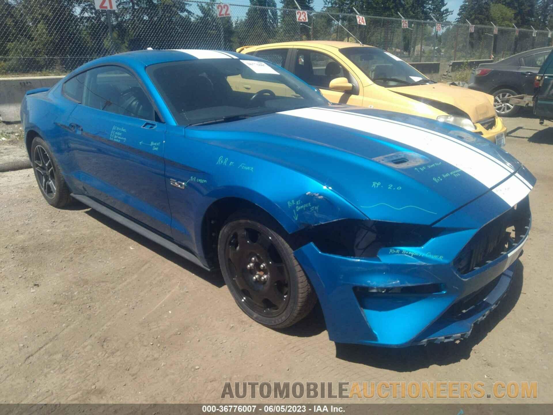 1FA6P8CF7M5123586 FORD MUSTANG 2021