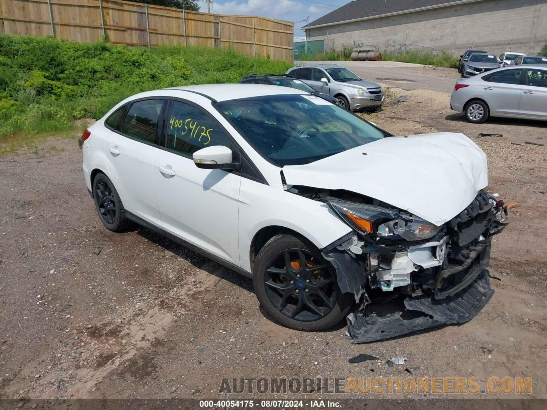 1FADP3F26GL315309 FORD FOCUS 2016