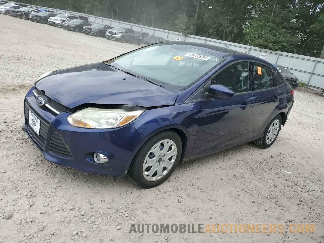 1FAHP3F21CL125087 FORD FOCUS 2012