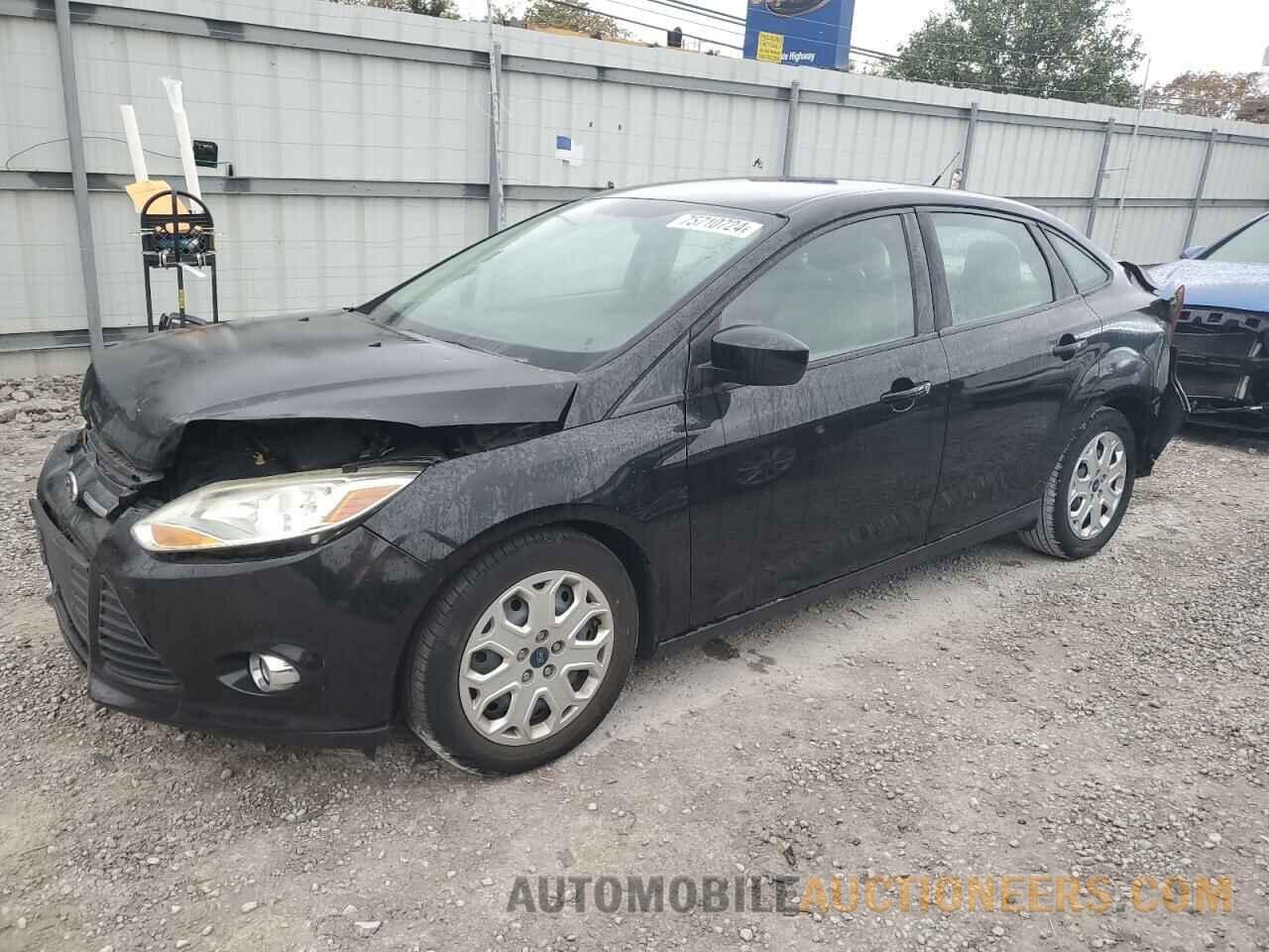 1FAHP3F21CL342316 FORD FOCUS 2012