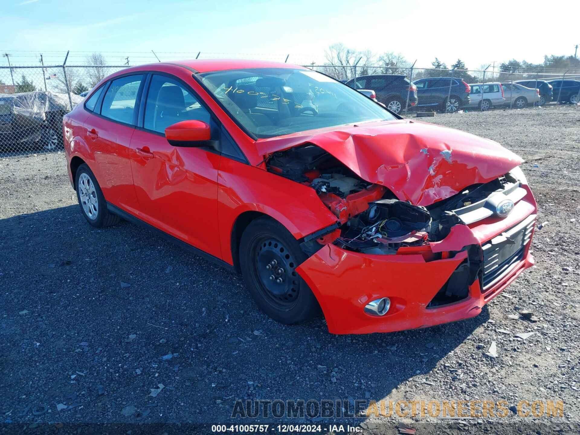 1FAHP3F2XCL247477 FORD FOCUS 2012