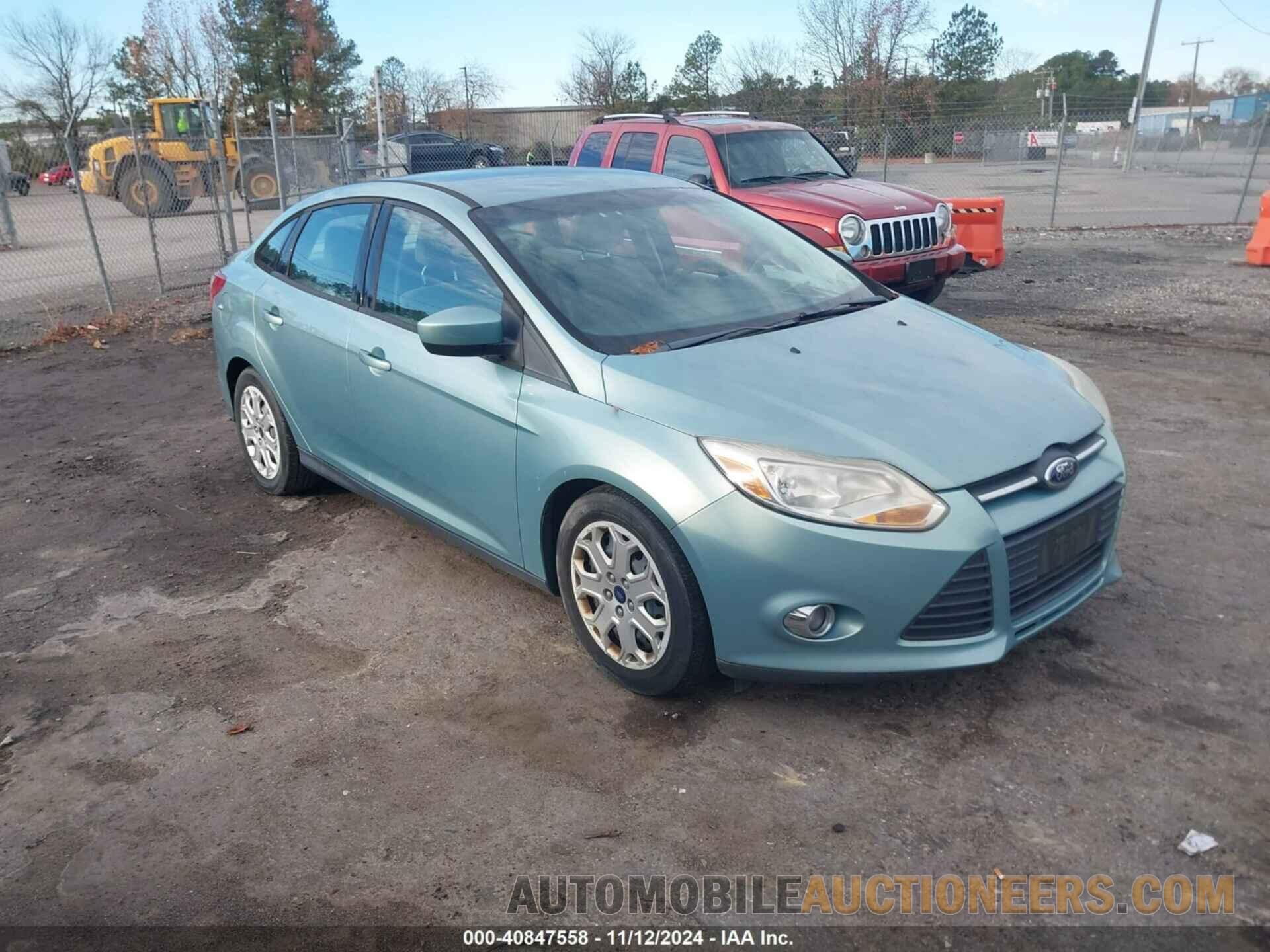 1FAHP3F2XCL346431 FORD FOCUS 2012