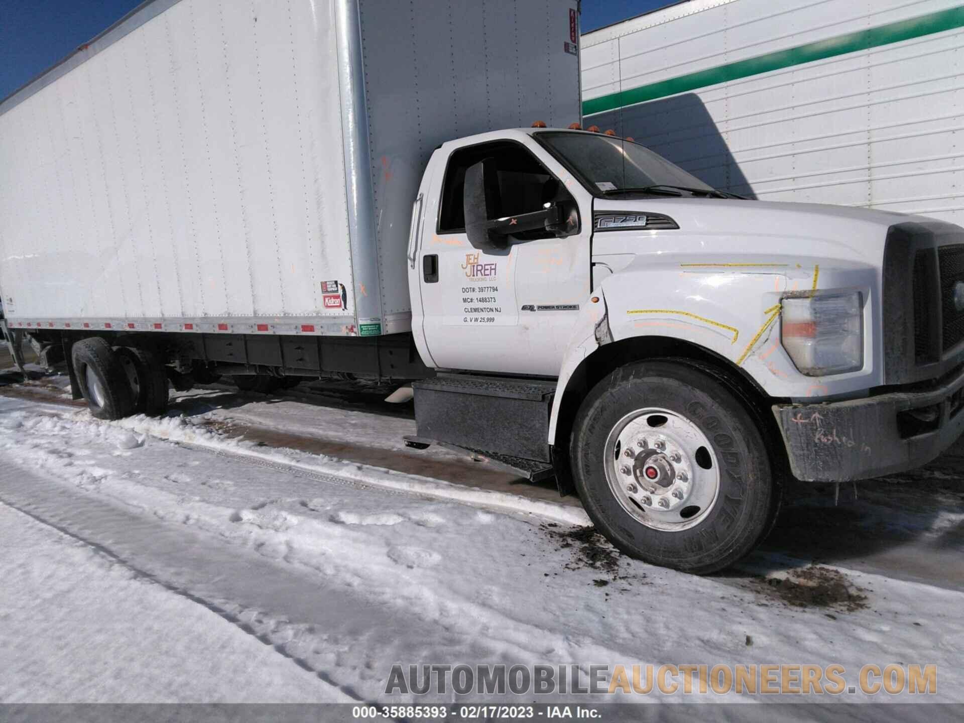 1FDWF7DC2NDF04115 FORD F-750 STRAIGHT FRAME 2022