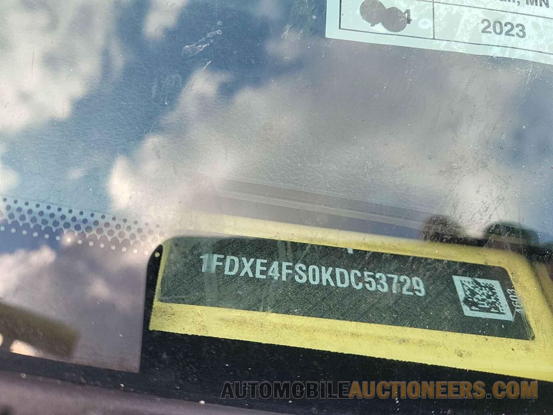 1FDXE4FS0KDC53729 FORD ECONOLINE 2019