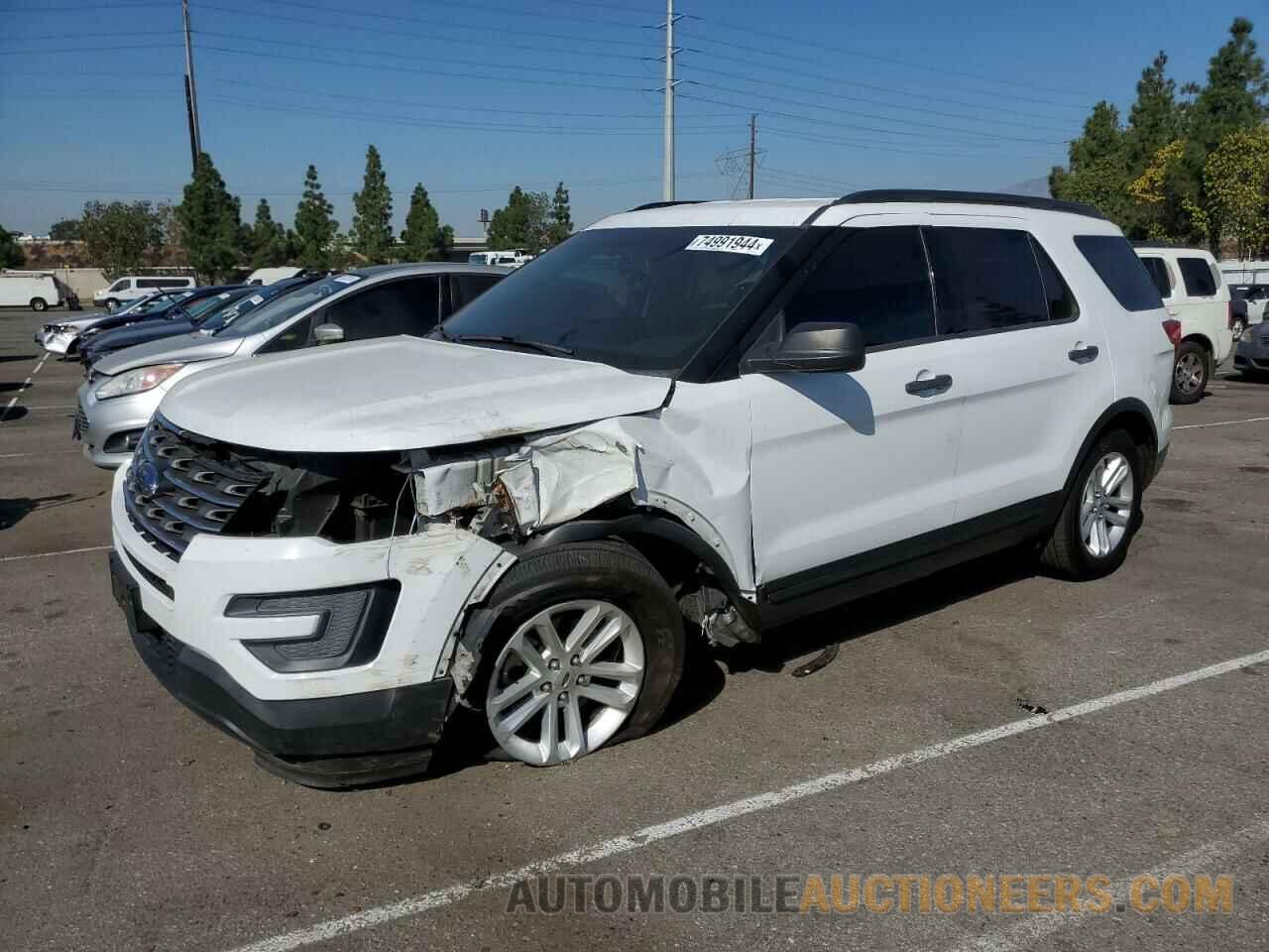 1FM5K7BH4GGB72718 FORD EXPLORER 2016