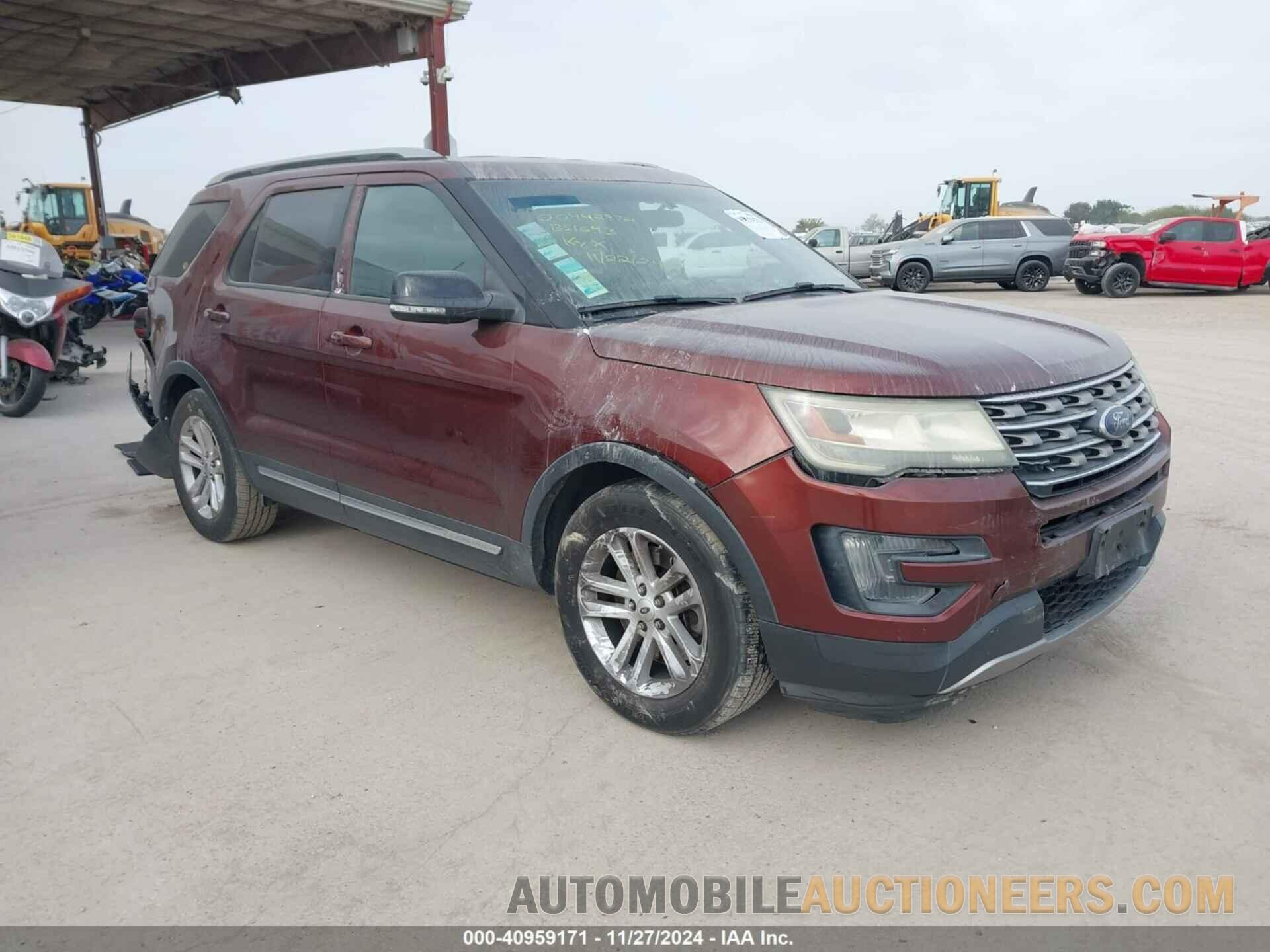 1FM5K7D88GGB51643 FORD EXPLORER 2016