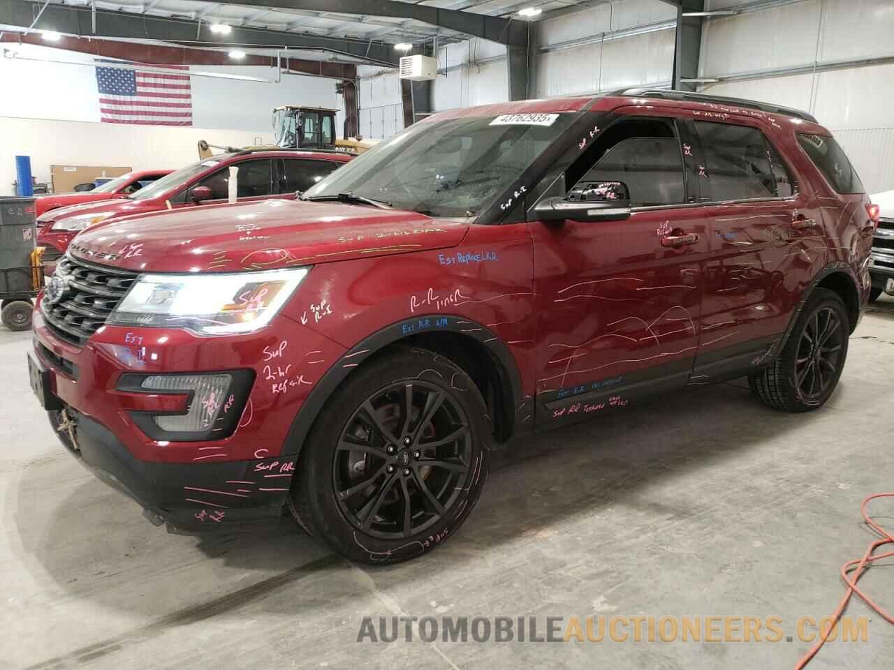 1FM5K8D81HGD54185 FORD EXPLORER 2017