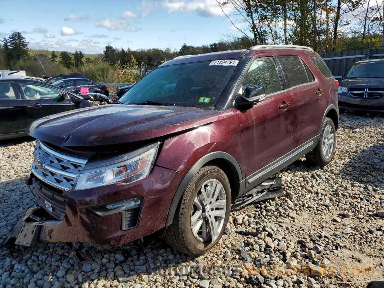 1FM5K8D83JGC61111 FORD EXPLORER 2018