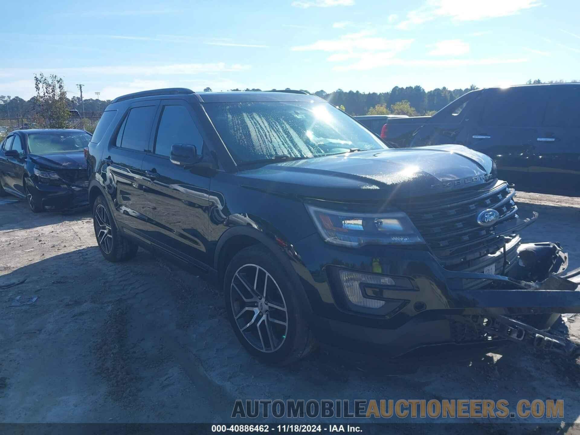 1FM5K8GT0GGB03169 FORD EXPLORER 2016