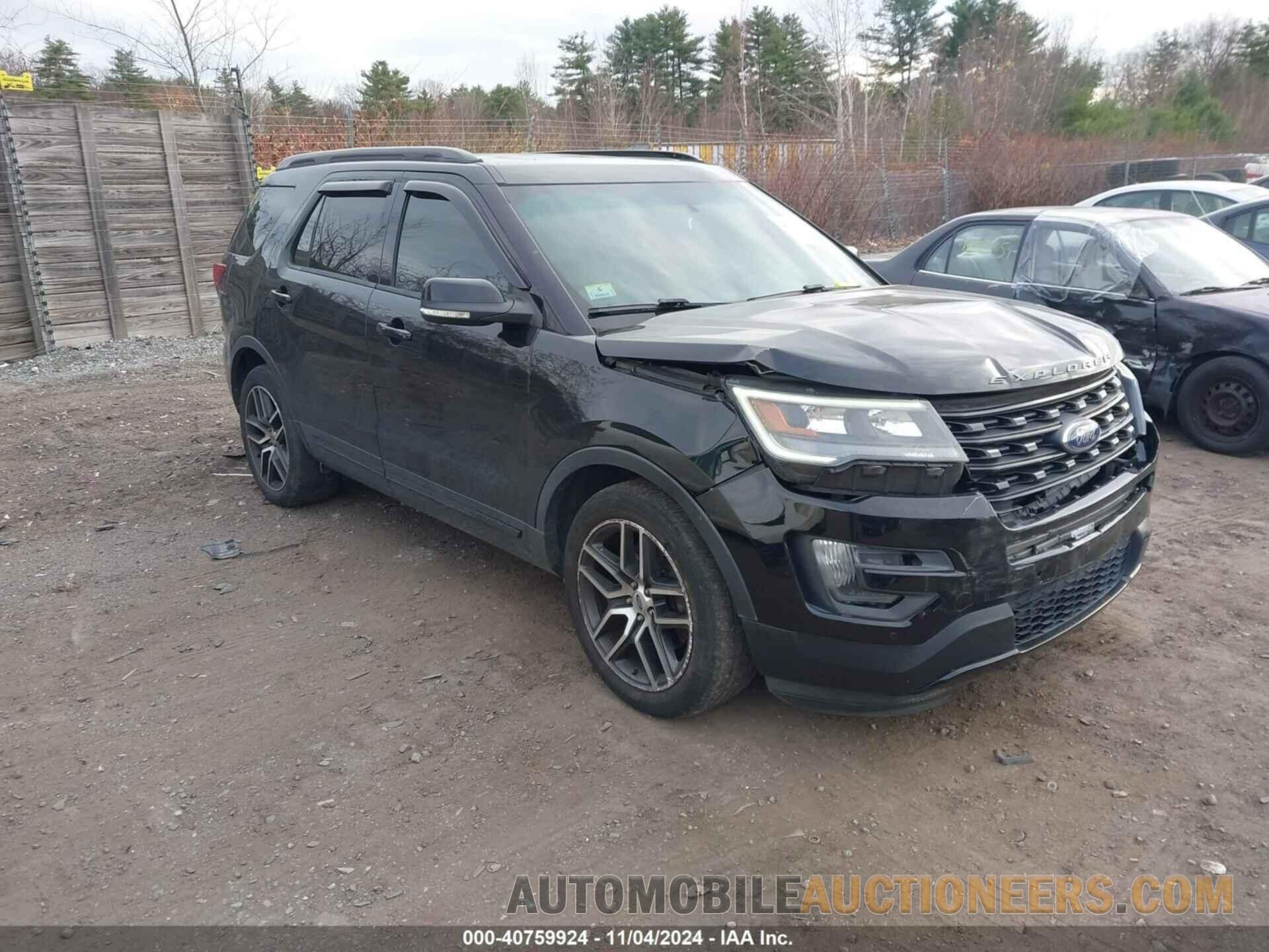 1FM5K8GT1GGA41586 FORD EXPLORER 2016