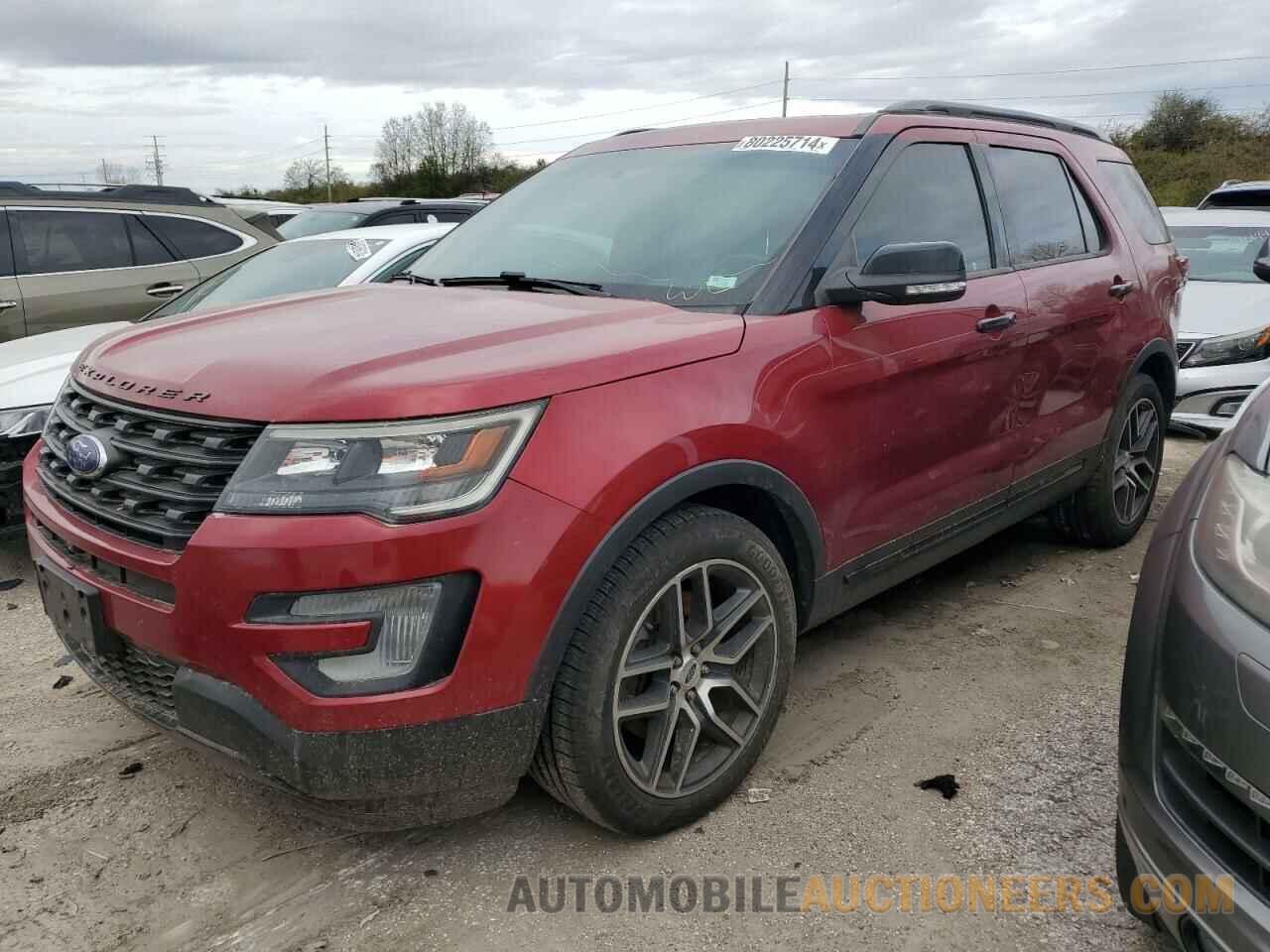 1FM5K8GT1GGC85884 FORD EXPLORER 2016