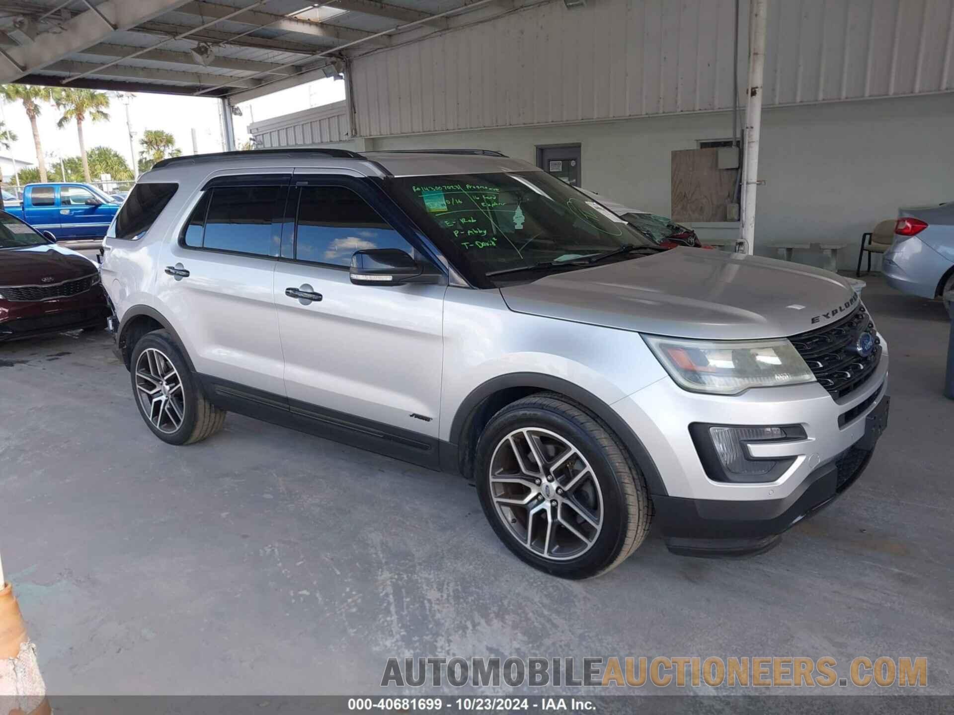 1FM5K8GT2GGA09083 FORD EXPLORER 2016