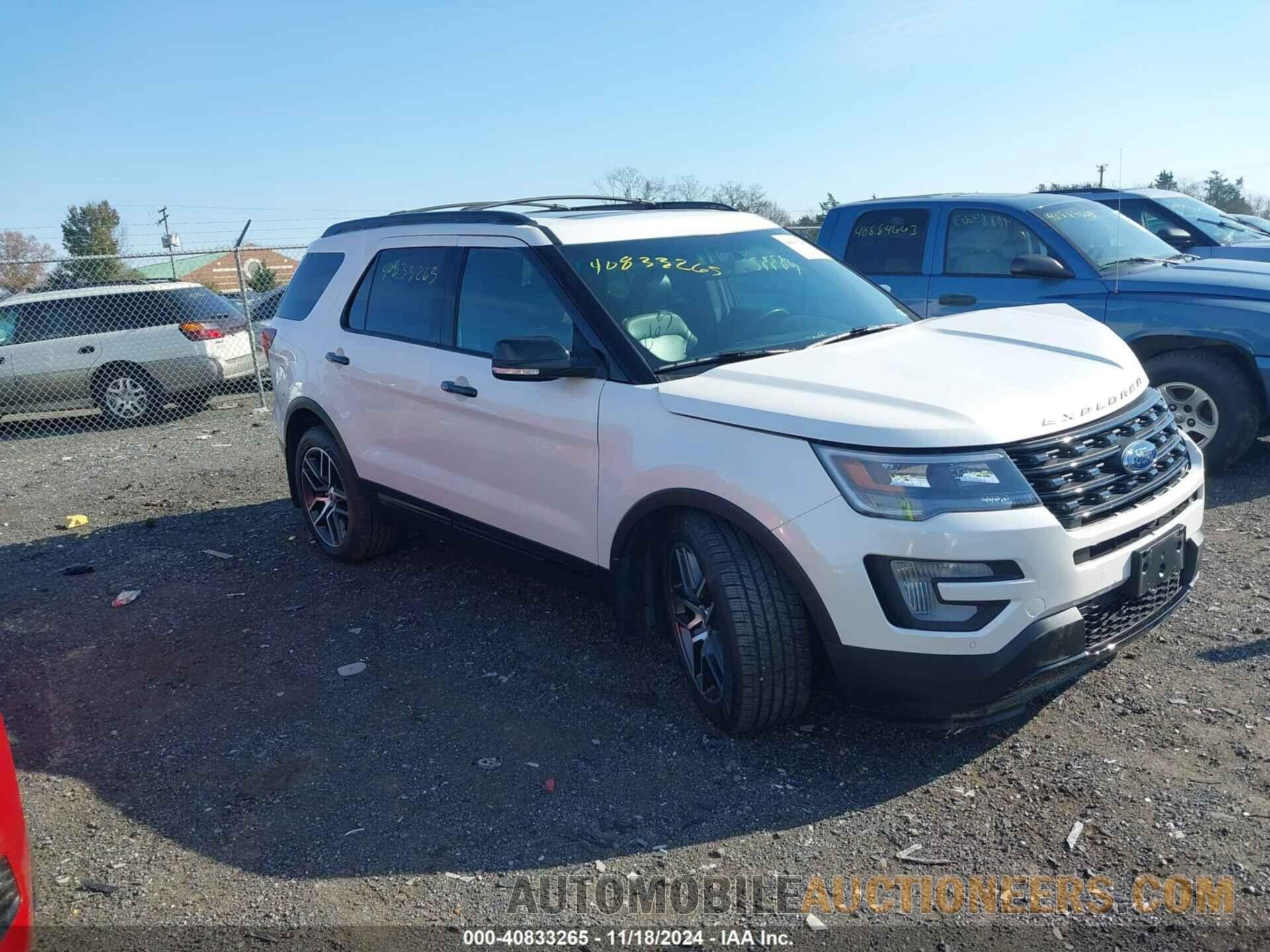 1FM5K8GT2GGA74841 FORD EXPLORER 2016