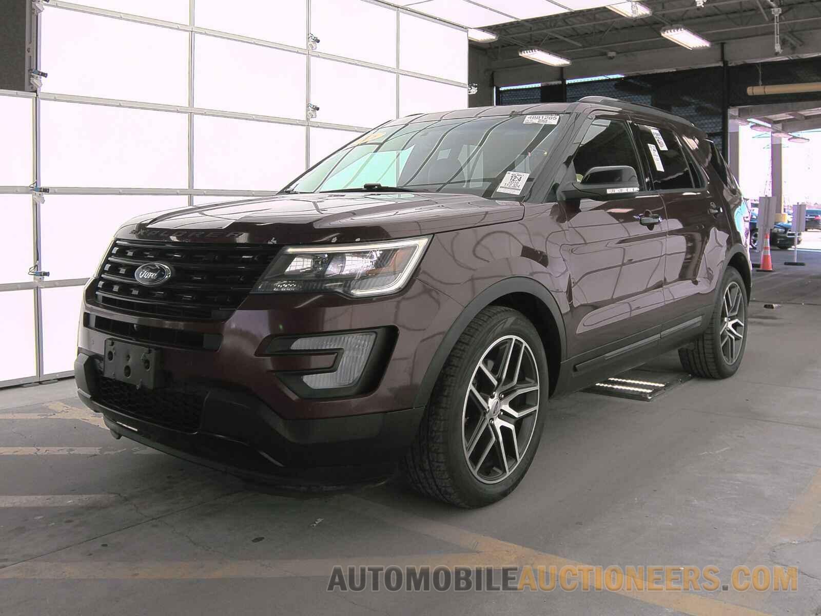 1FM5K8GT3GGB51653 Ford Explorer 2016