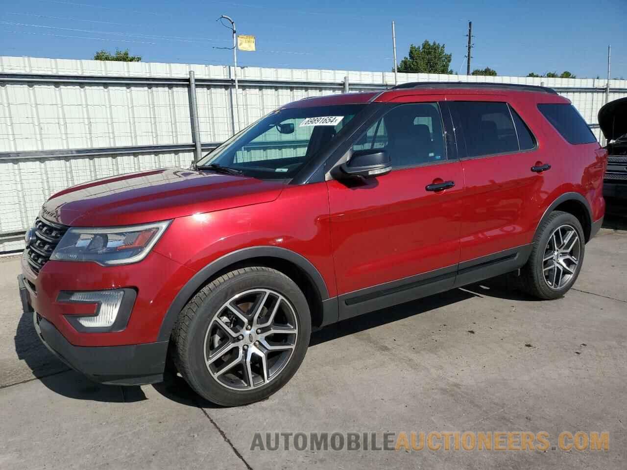 1FM5K8GT3HGC05499 FORD EXPLORER 2017