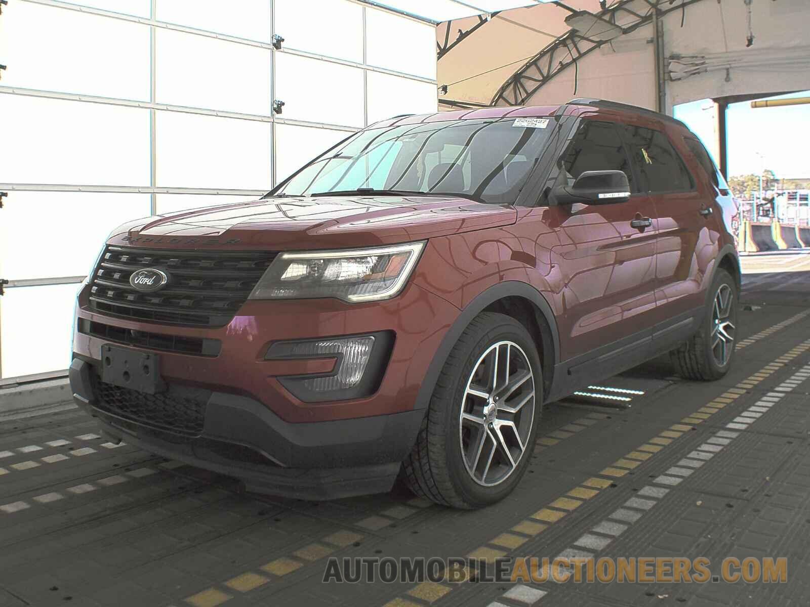 1FM5K8GT5GGA32874 Ford Explorer 2016