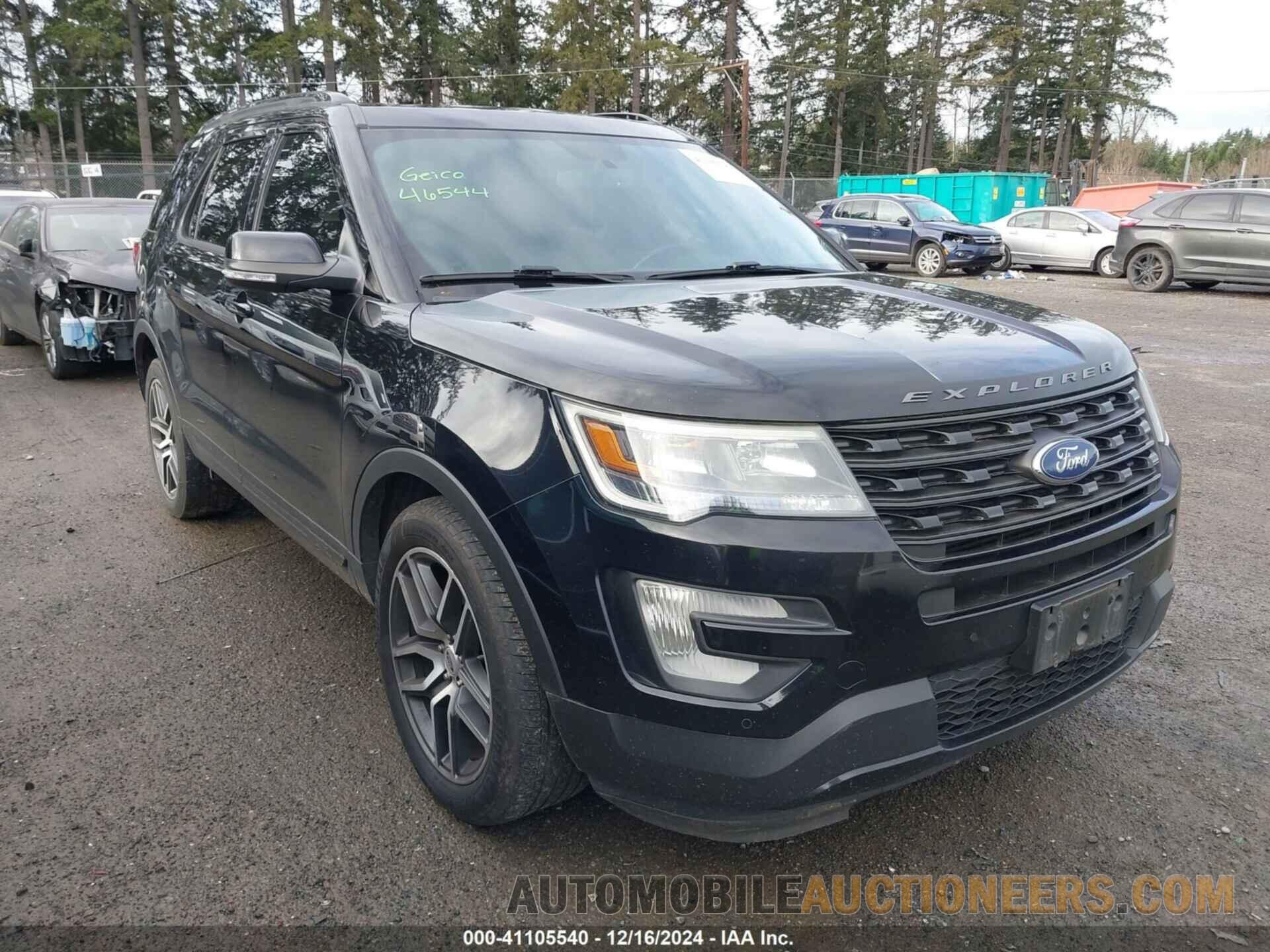 1FM5K8GT6GGC06998 FORD EXPLORER 2016