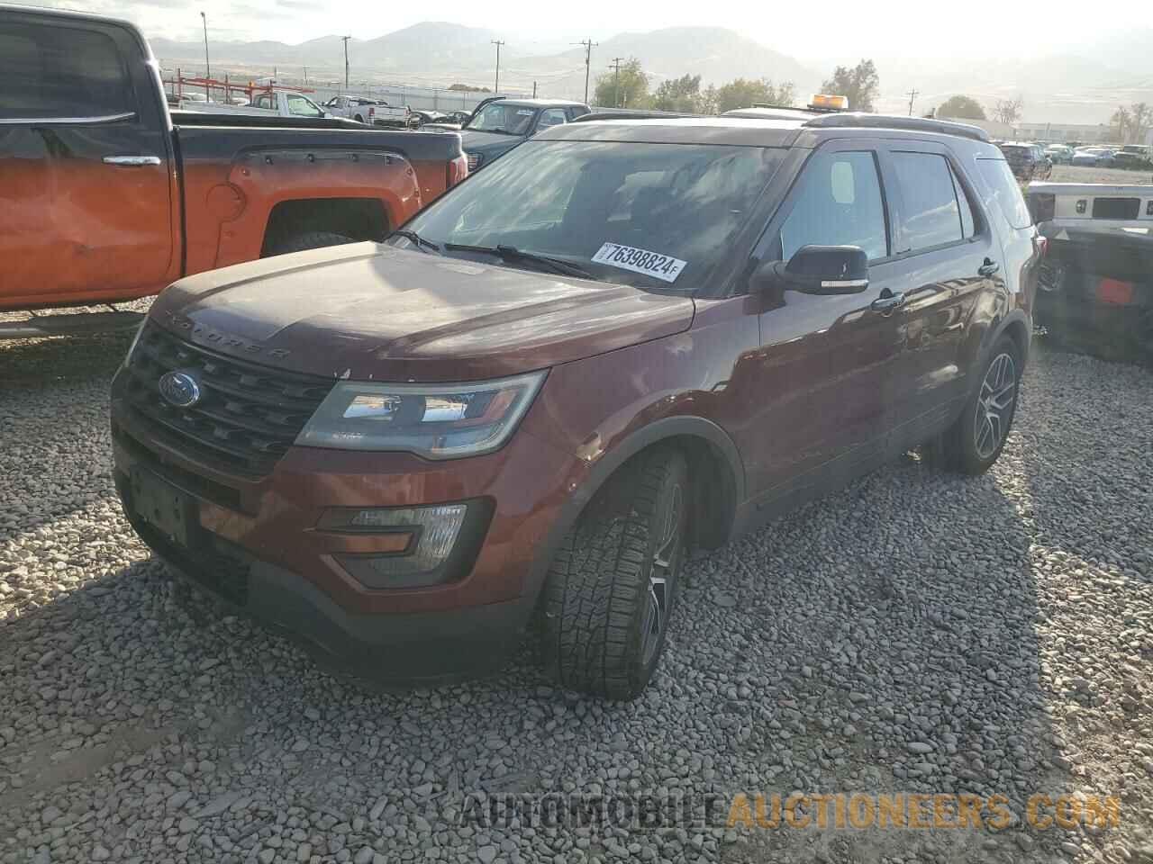 1FM5K8GT7GGA26509 FORD EXPLORER 2016