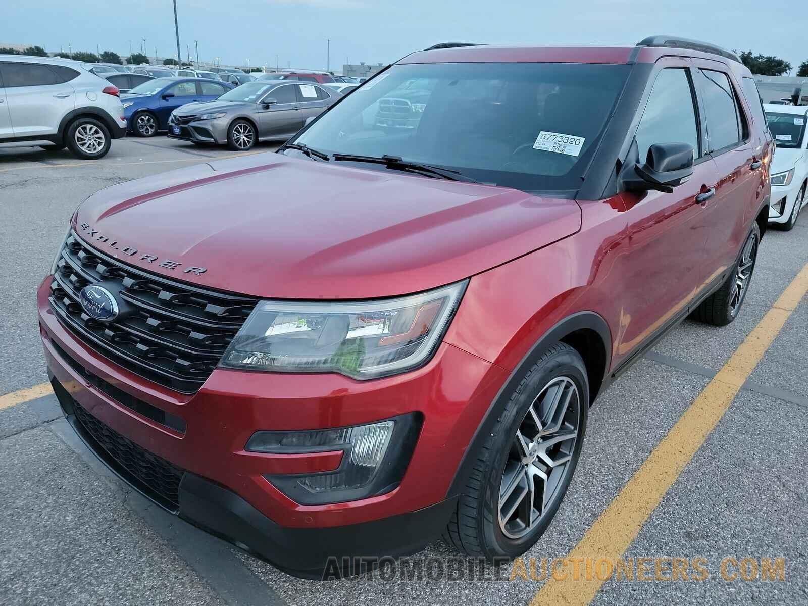 1FM5K8GT7GGA55573 Ford Explorer 2016