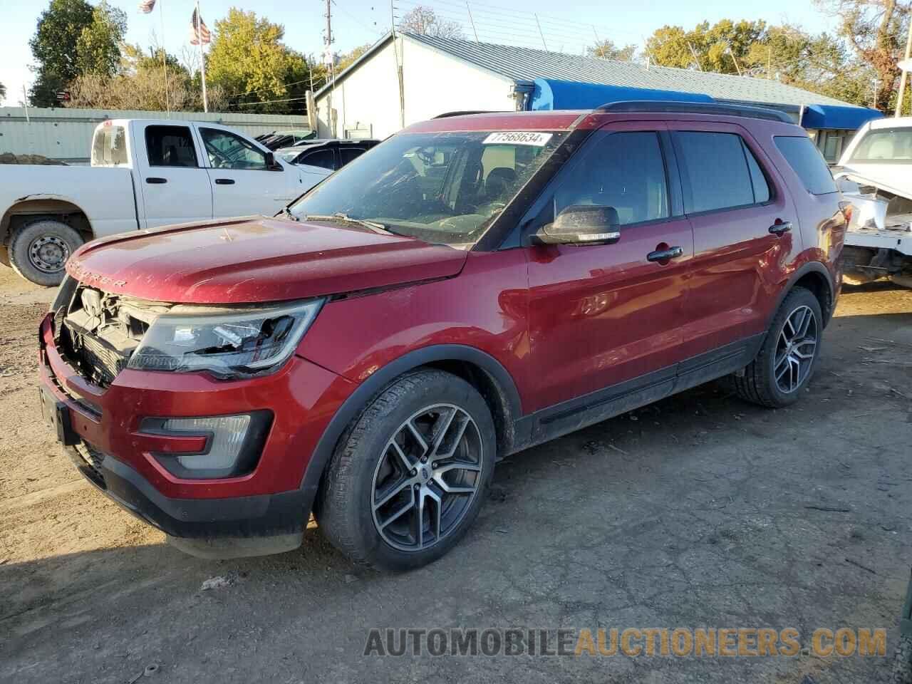 1FM5K8GT8GGA09427 FORD EXPLORER 2016