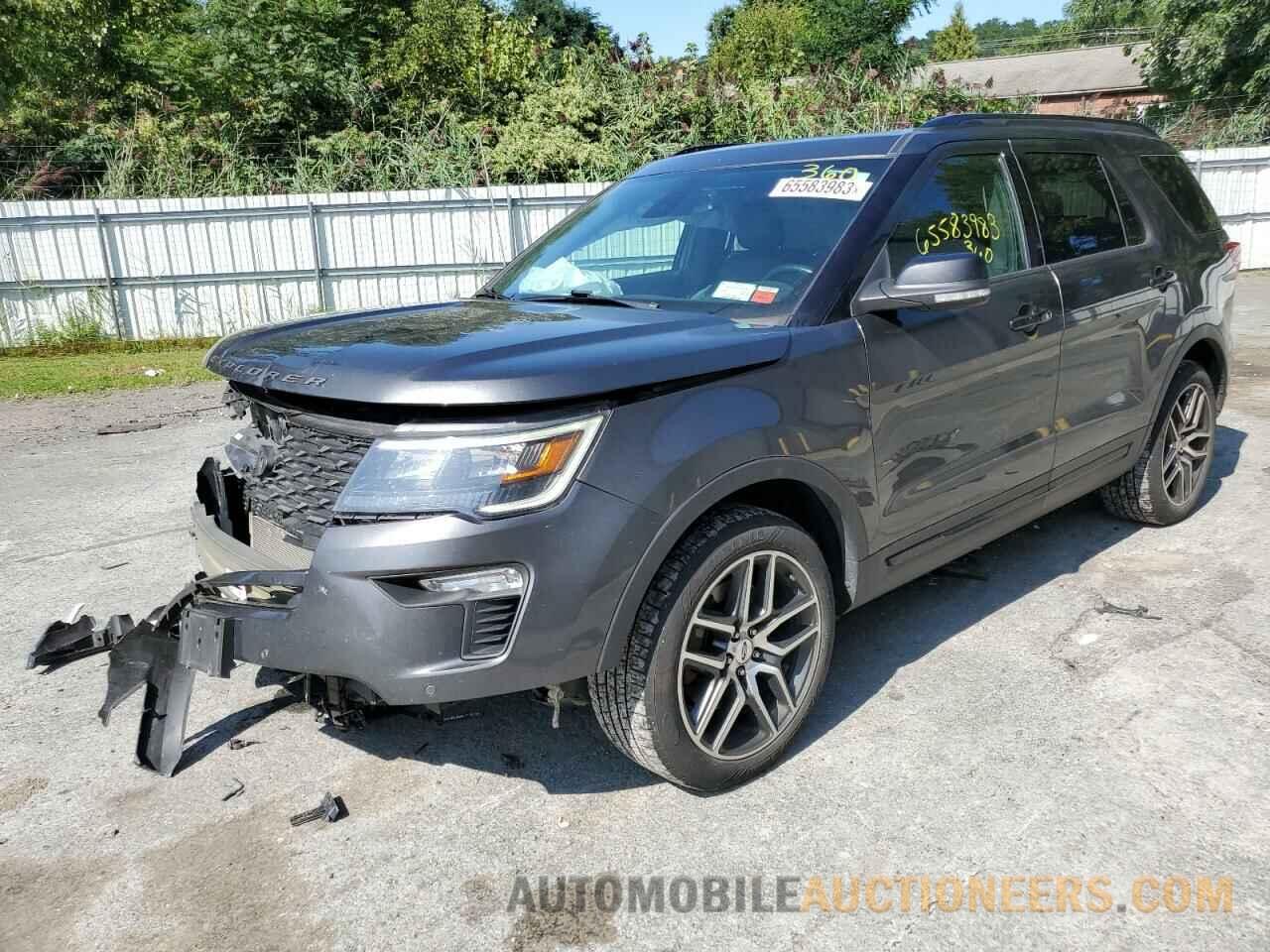 1FM5K8GT8JGB82677 FORD EXPLORER 2018