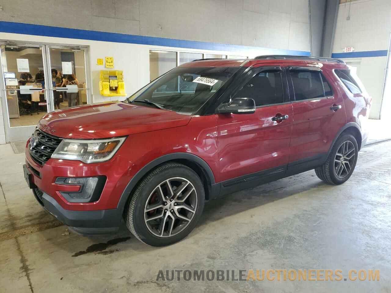 1FM5K8GT9GGA43862 FORD EXPLORER 2016