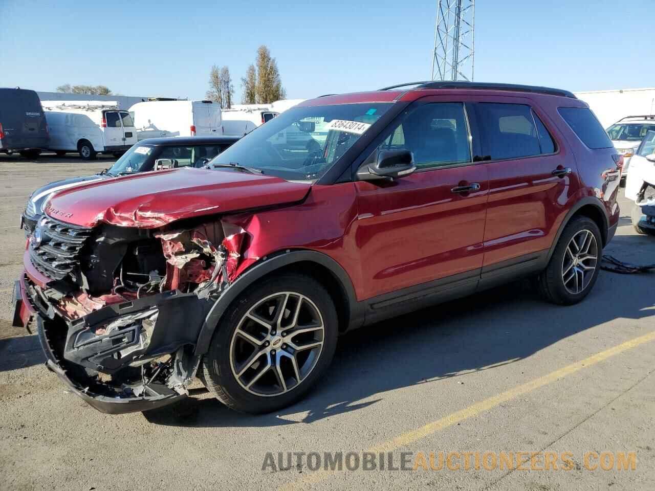 1FM5K8GT9GGB86889 FORD EXPLORER 2016