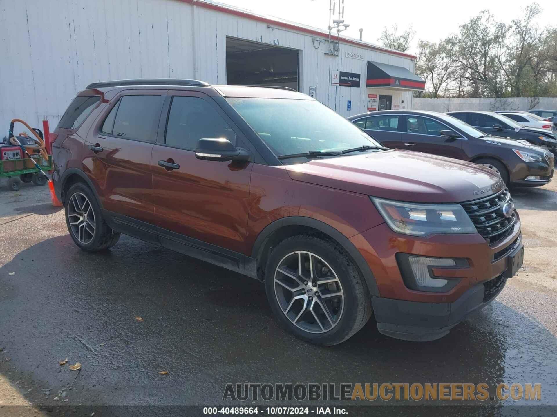 1FM5K8GT9GGD27735 FORD EXPLORER 2016