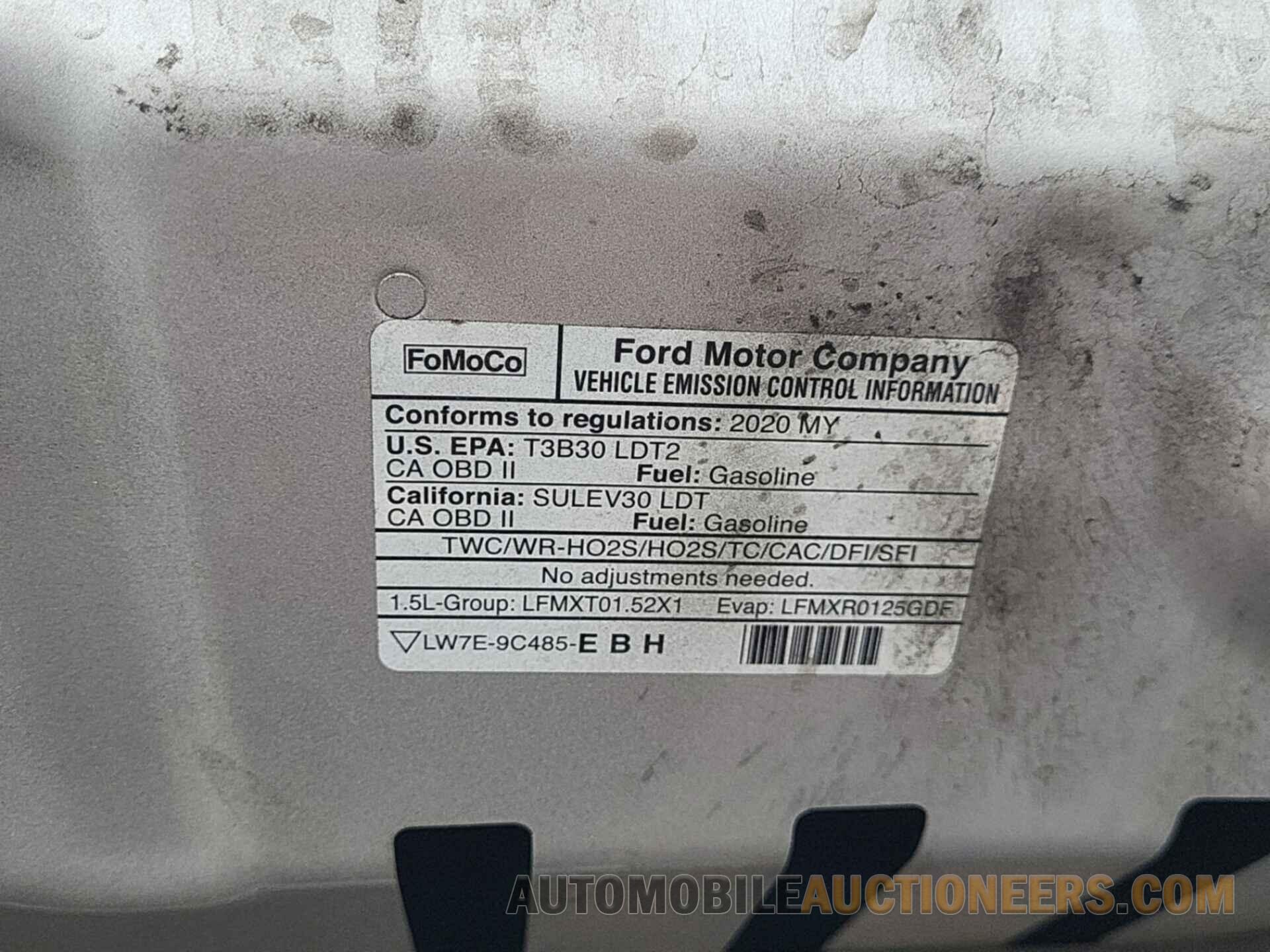 1FMCU9G67LUC60551 FORD ESCAPE 2020