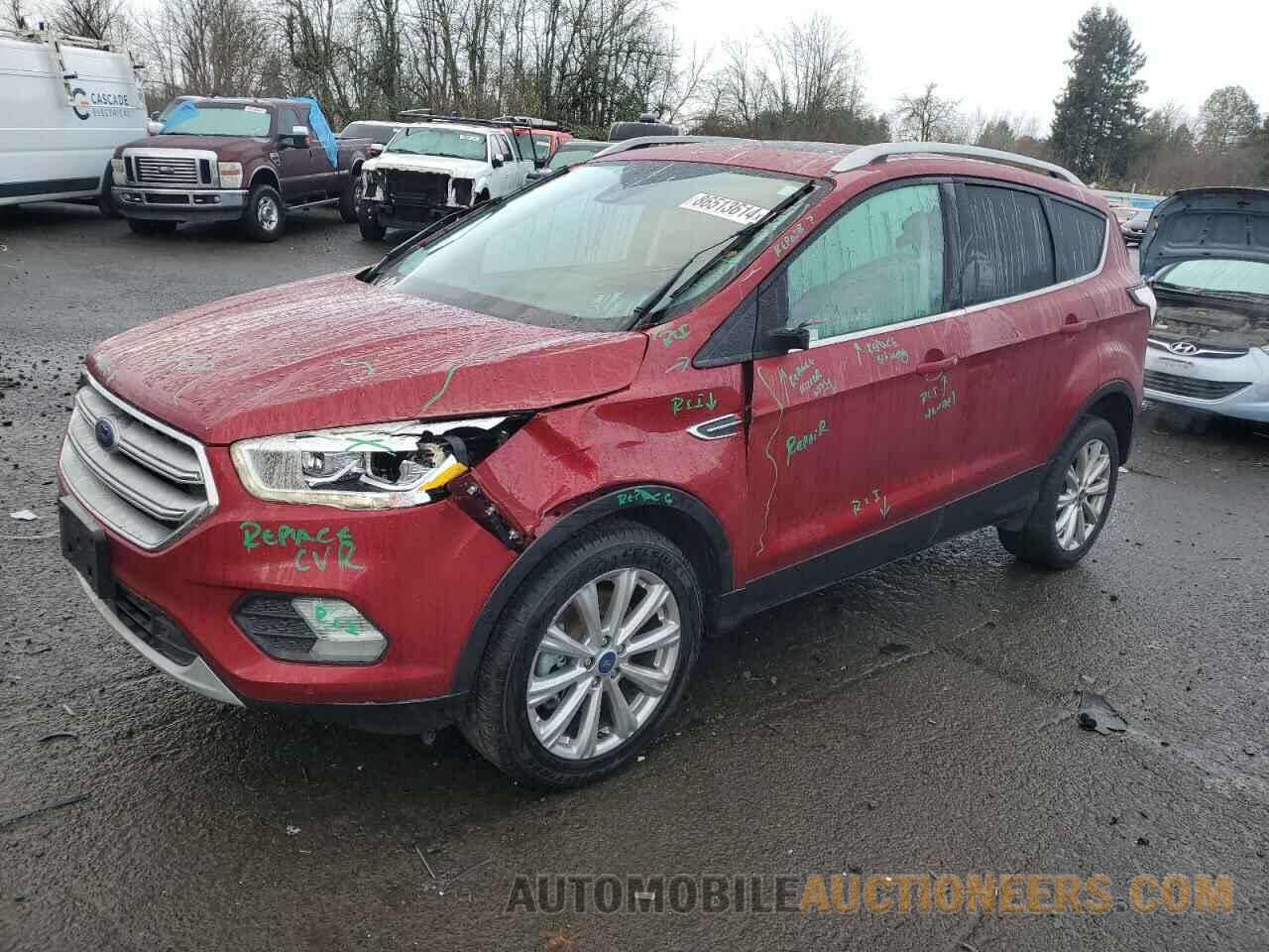 1FMCU9JDXHUC27302 FORD ESCAPE 2017