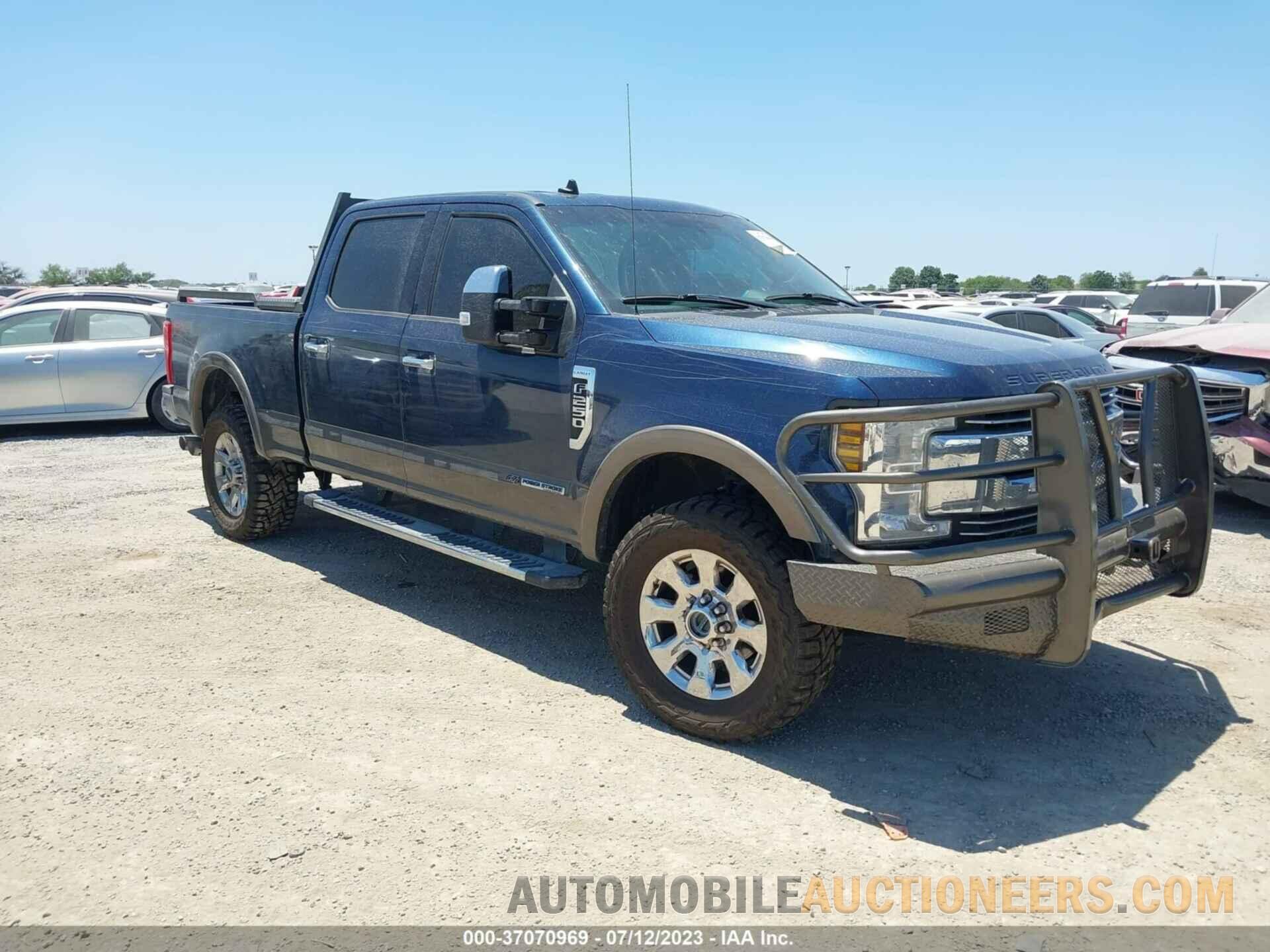 1FT7W2BT2KEG41169 FORD SUPER DUTY F-250 SRW 2019