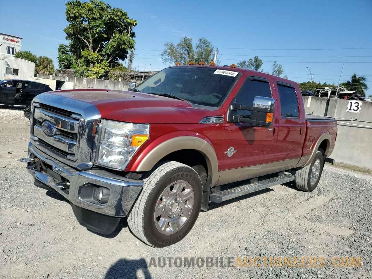 1FT8W3BT7EEB17028 FORD F350 2014