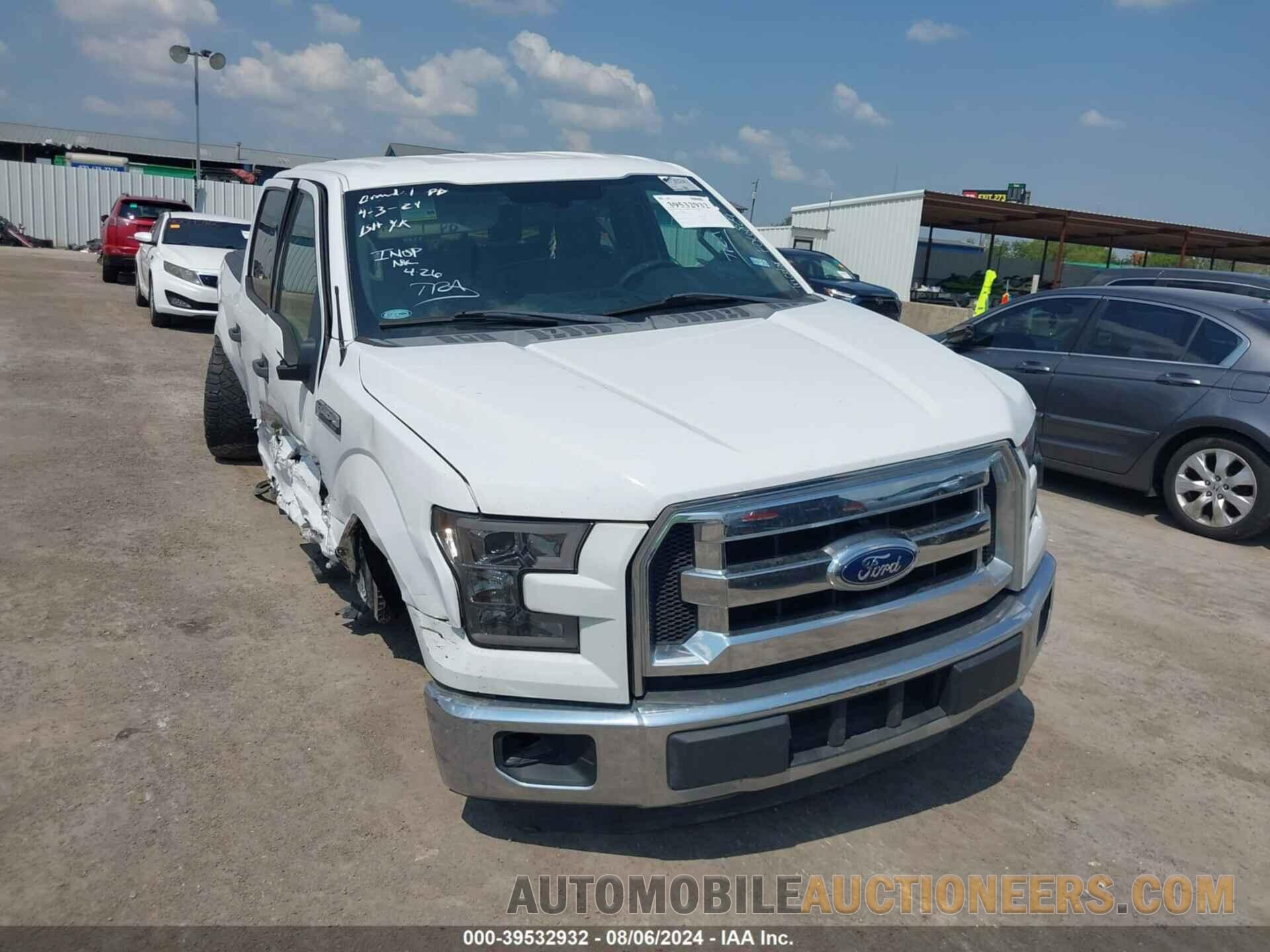 1FTEW1CP7GKF06829 FORD F-150 2016