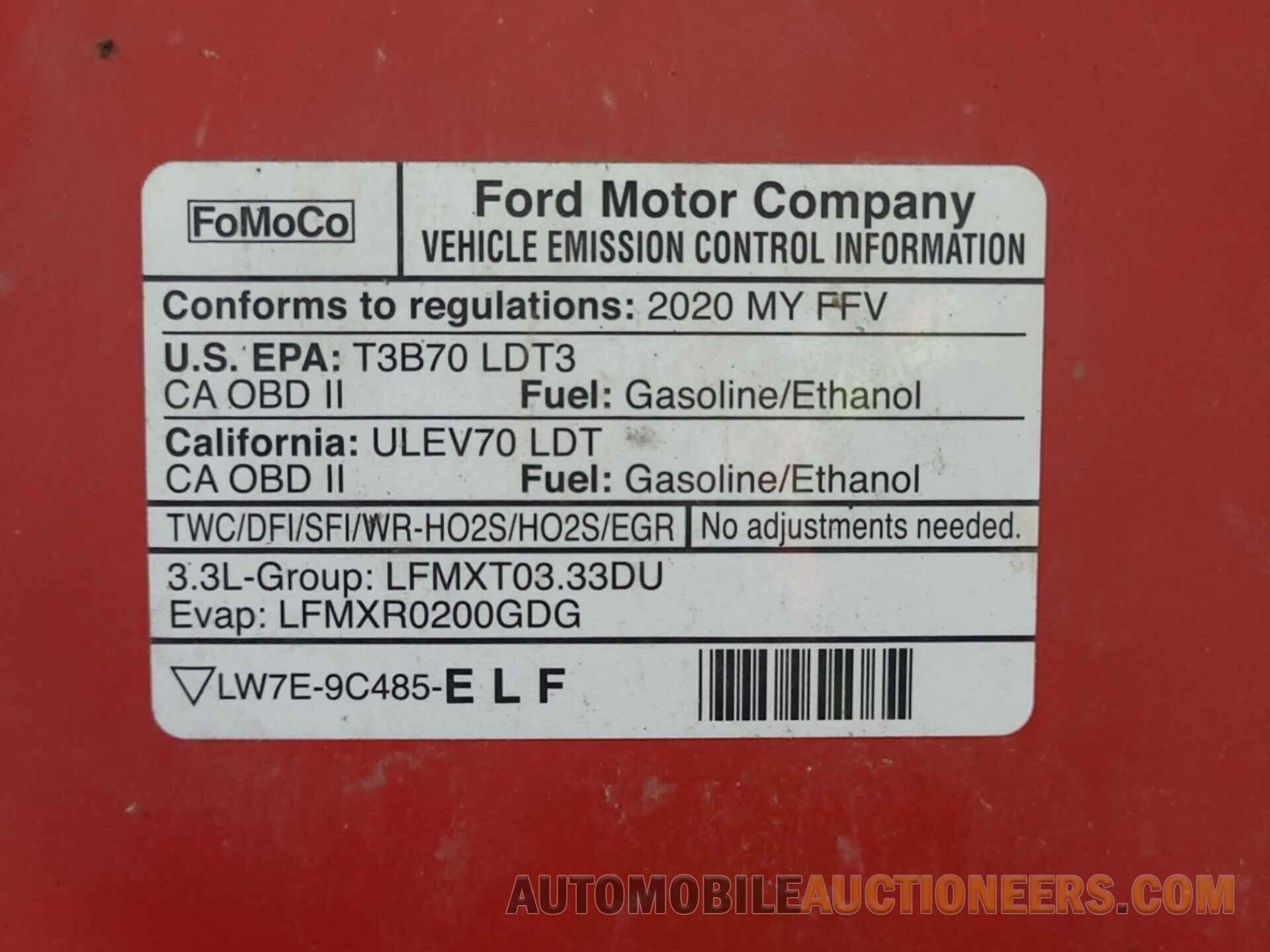 1FTEW1EB2LFB70981 FORD F150 2020