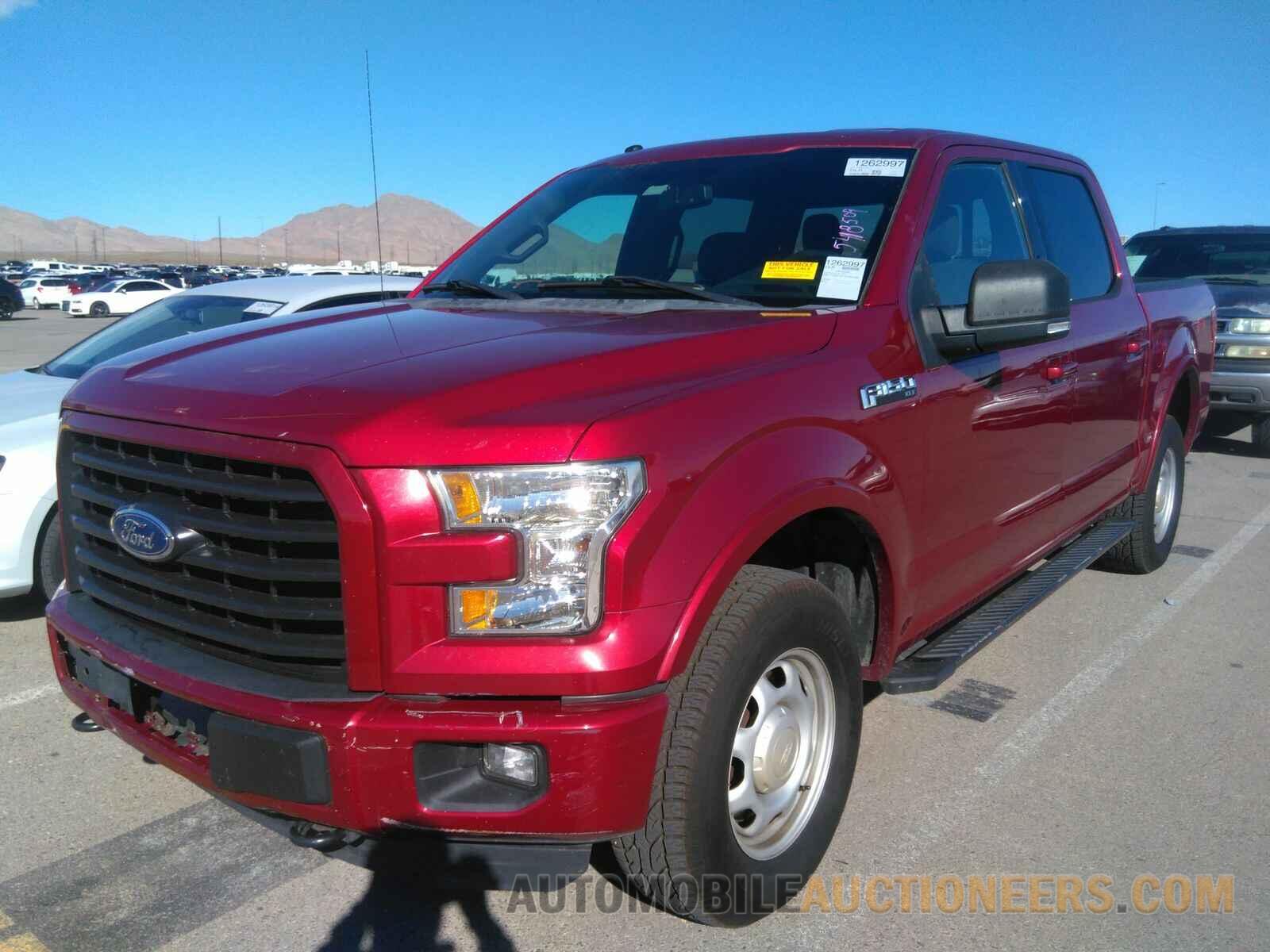 1FTEW1EF3GFB93582 Ford F-150 2016