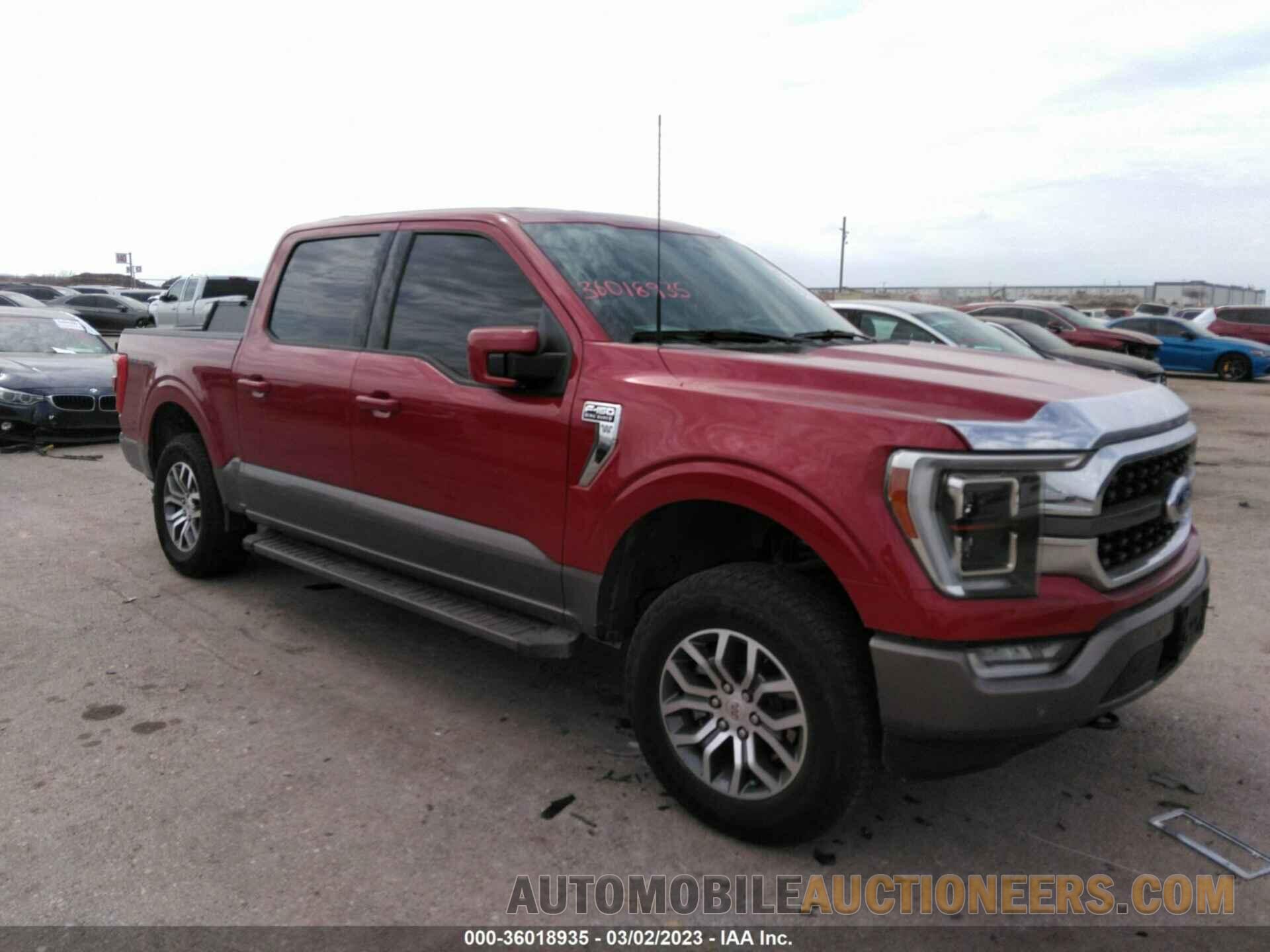 1FTFW1E8XNFB17456 FORD F-150 2022