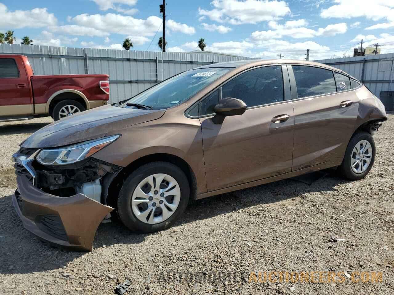 1G1BC5SM2K7125825 CHEVROLET CRUZE 2019