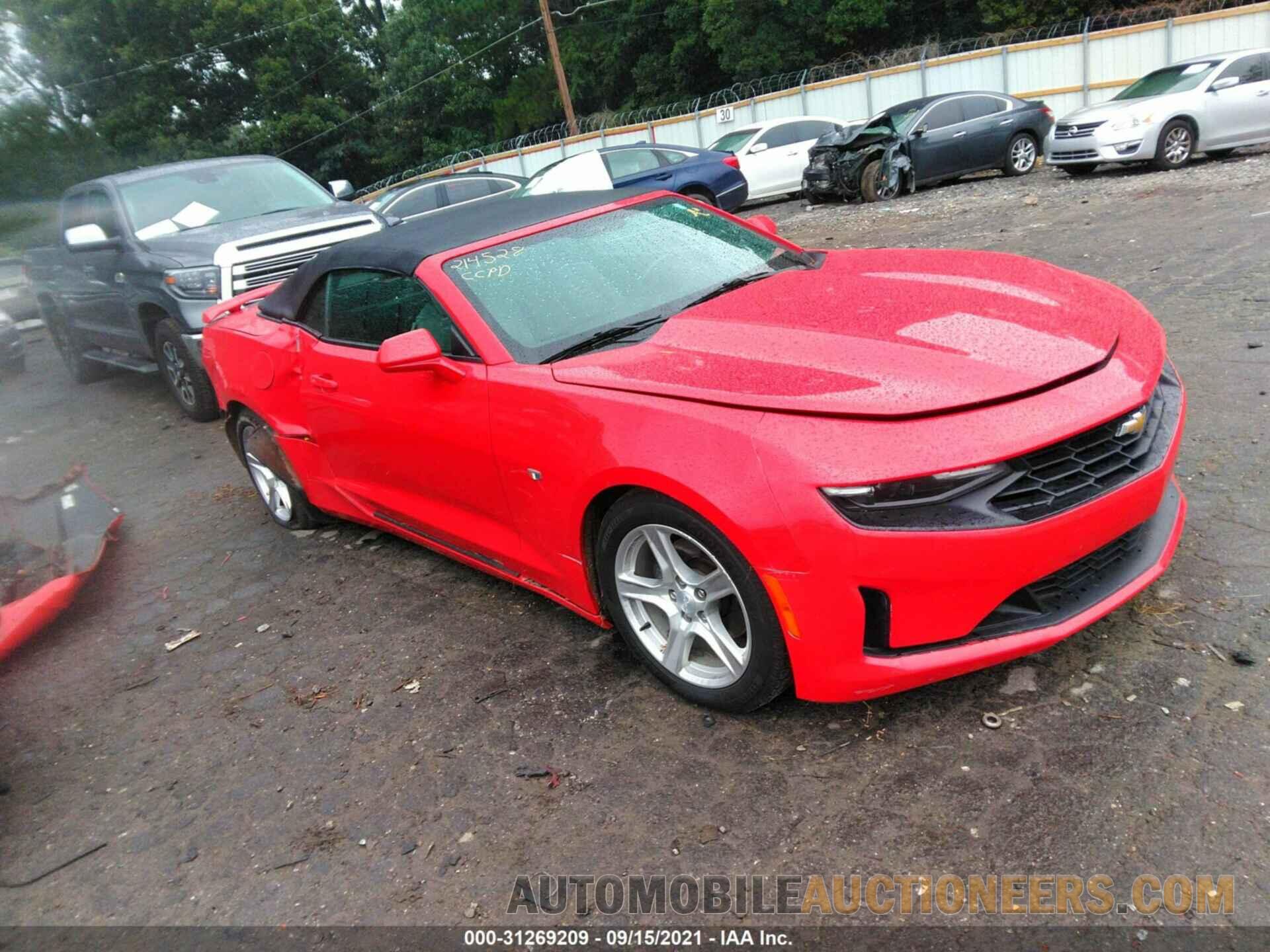 1G1FB3DS9K0106217 CHEVROLET CAMARO 2019