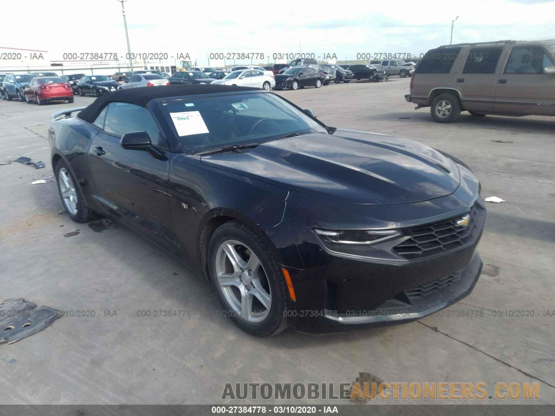 1G1FB3DX4K0123986 CHEVROLET CAMARO 2019