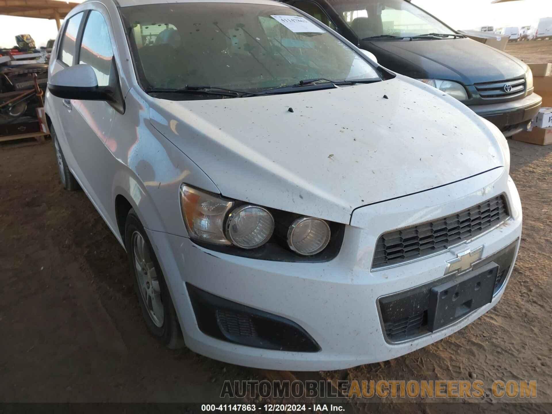 1G1JA6SH1C4162779 CHEVROLET SONIC 2012