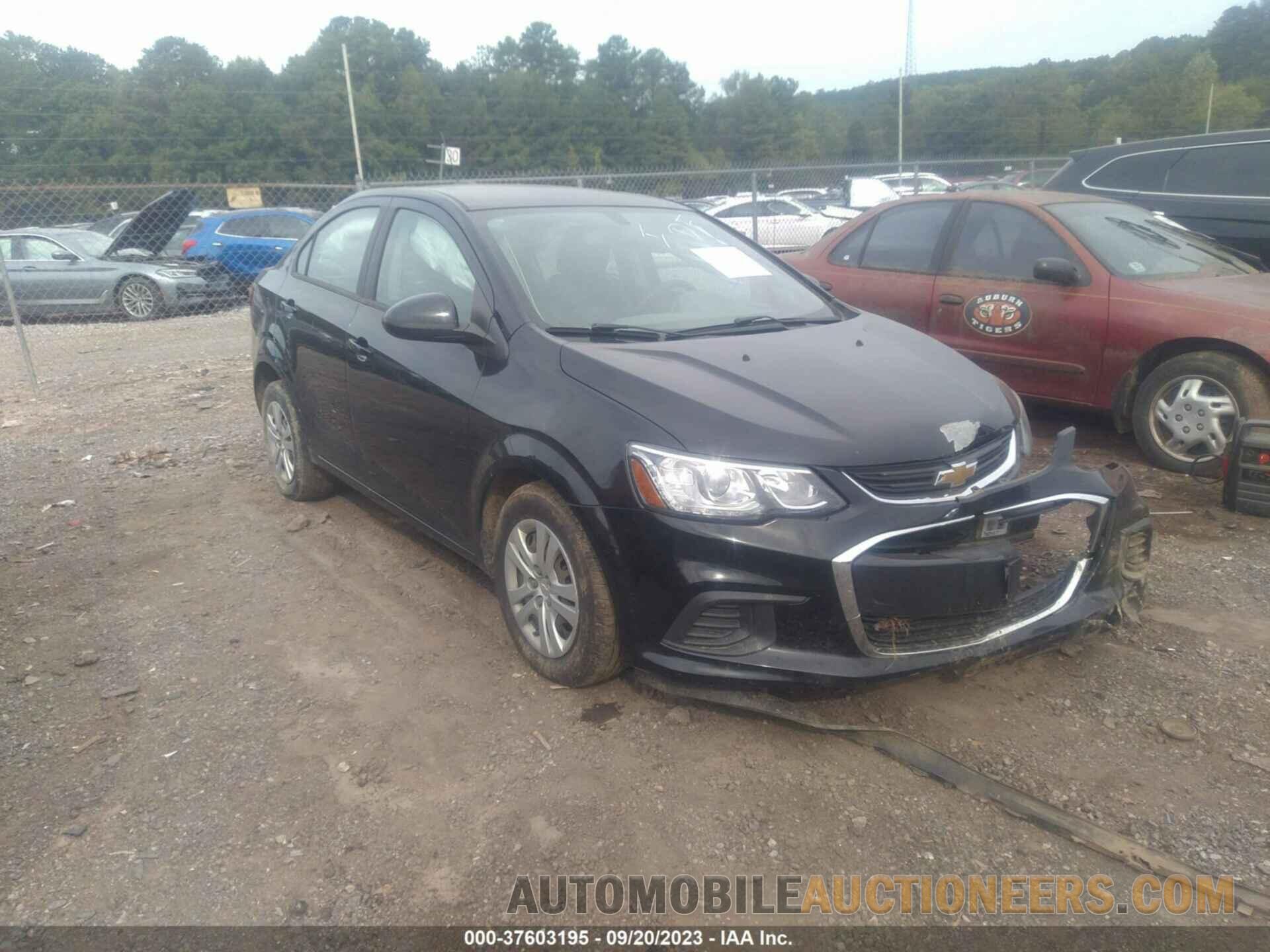 1G1JB5SB8K4100216 CHEVROLET SONIC 2019