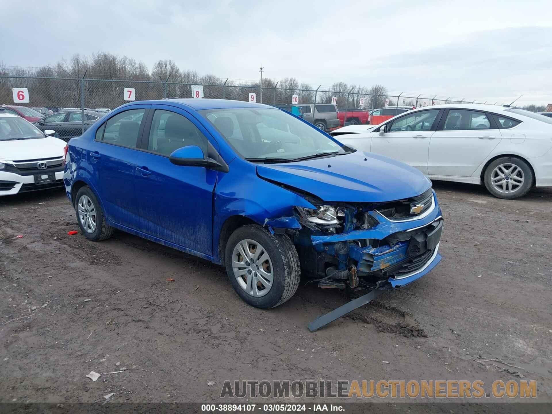 1G1JB5SB8L4122055 CHEVROLET SONIC 2020