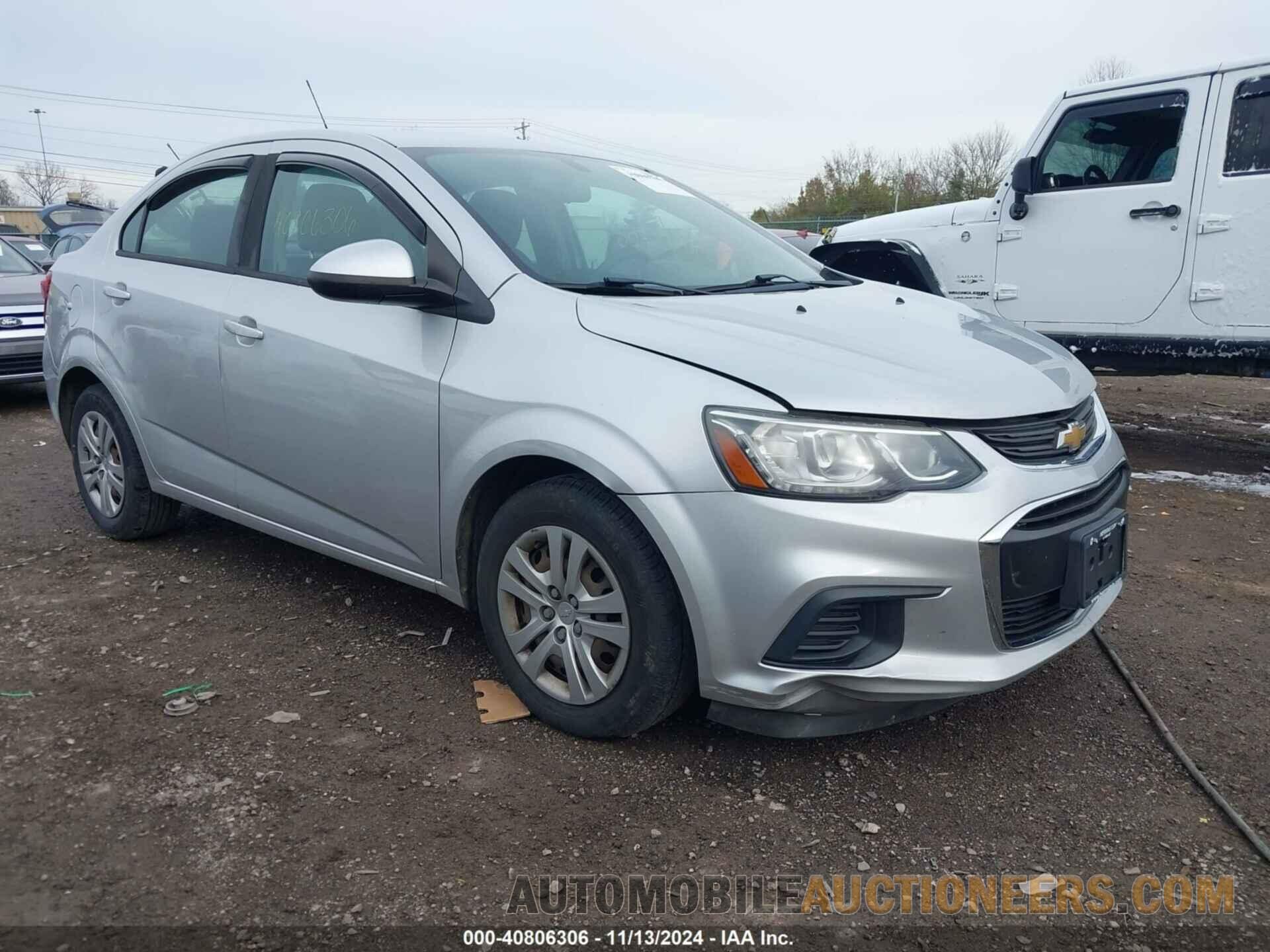 1G1JB5SH8H4143242 CHEVROLET SONIC 2017