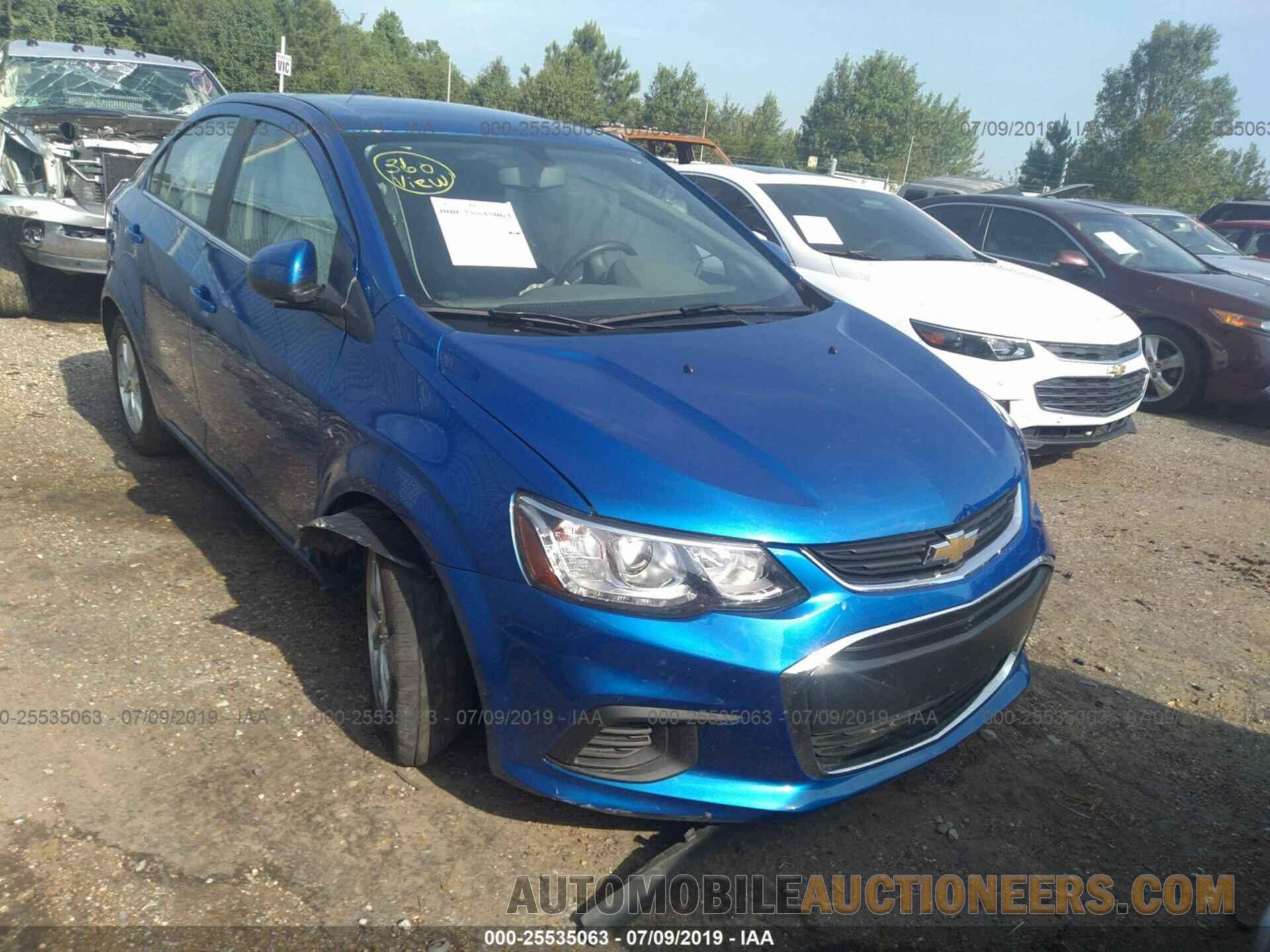 1G1JD5SH8J4101332 CHEVROLET SONIC 2018