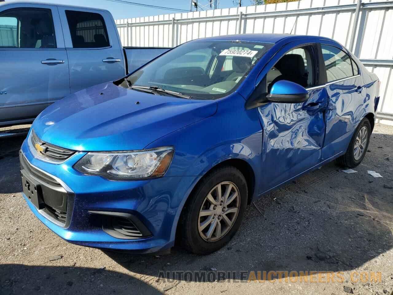 1G1JD5SH9H4161615 CHEVROLET SONIC 2017