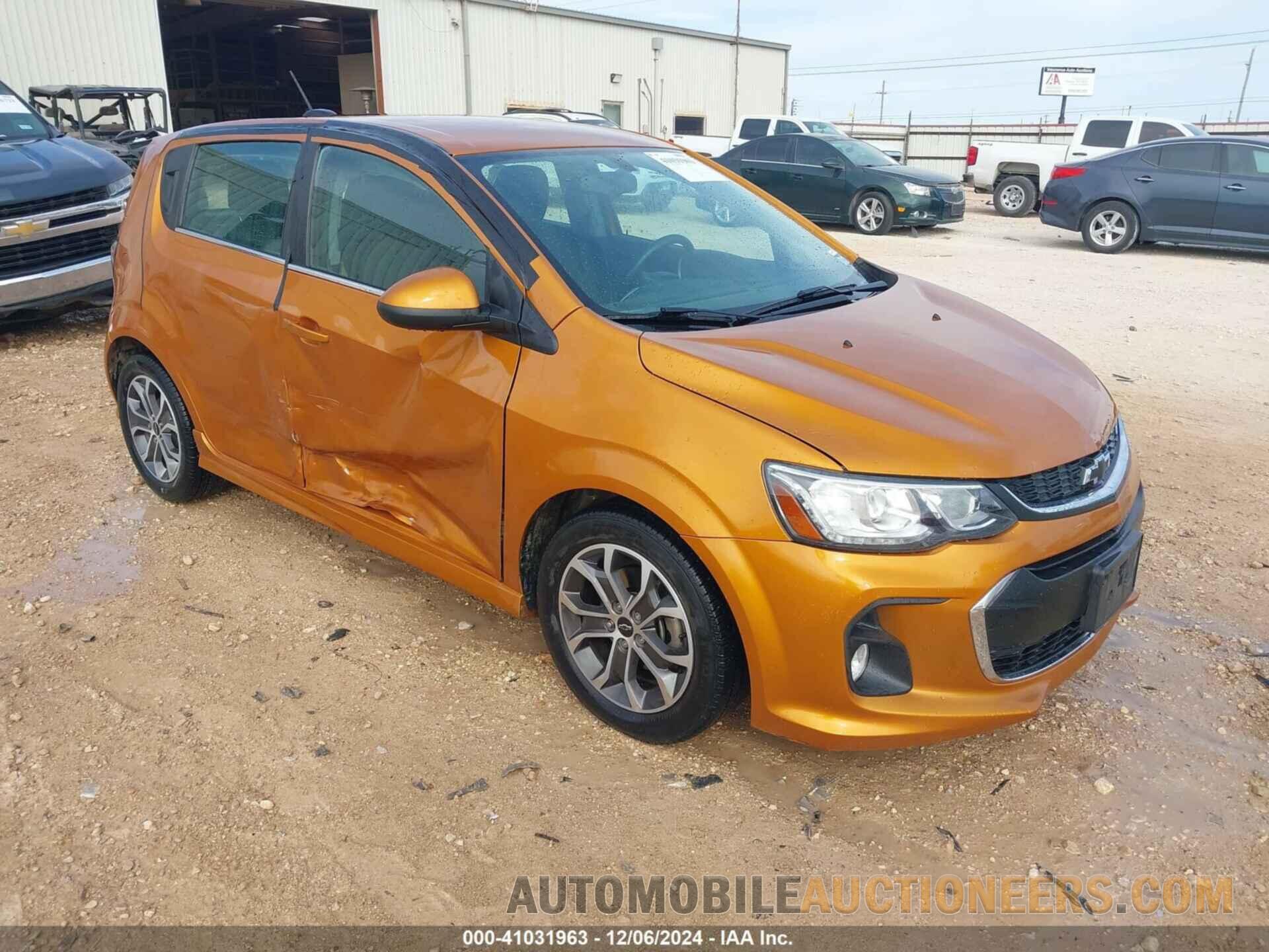 1G1JD6SBXK4106535 CHEVROLET SONIC 2019