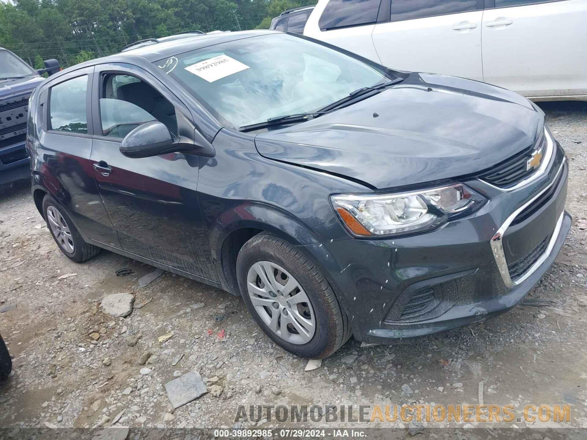 1G1JG6SB5L4114857 CHEVROLET SONIC 2020