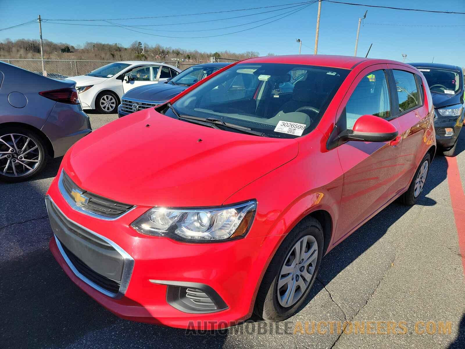 1G1JG6SBXL4126681 Chevrolet Sonic 2020